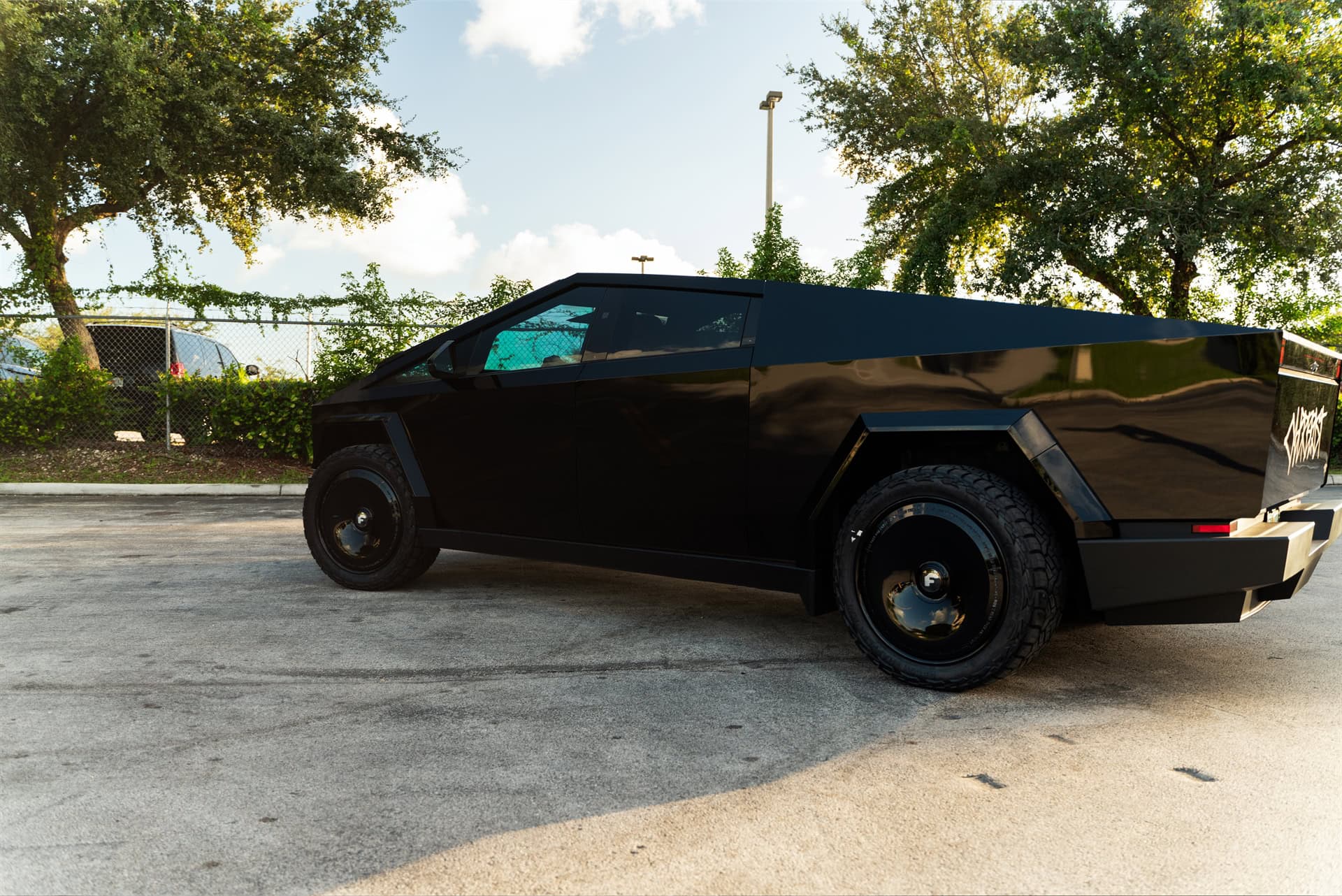 Tesla Cybertruck on Forgiato Cactus Jack