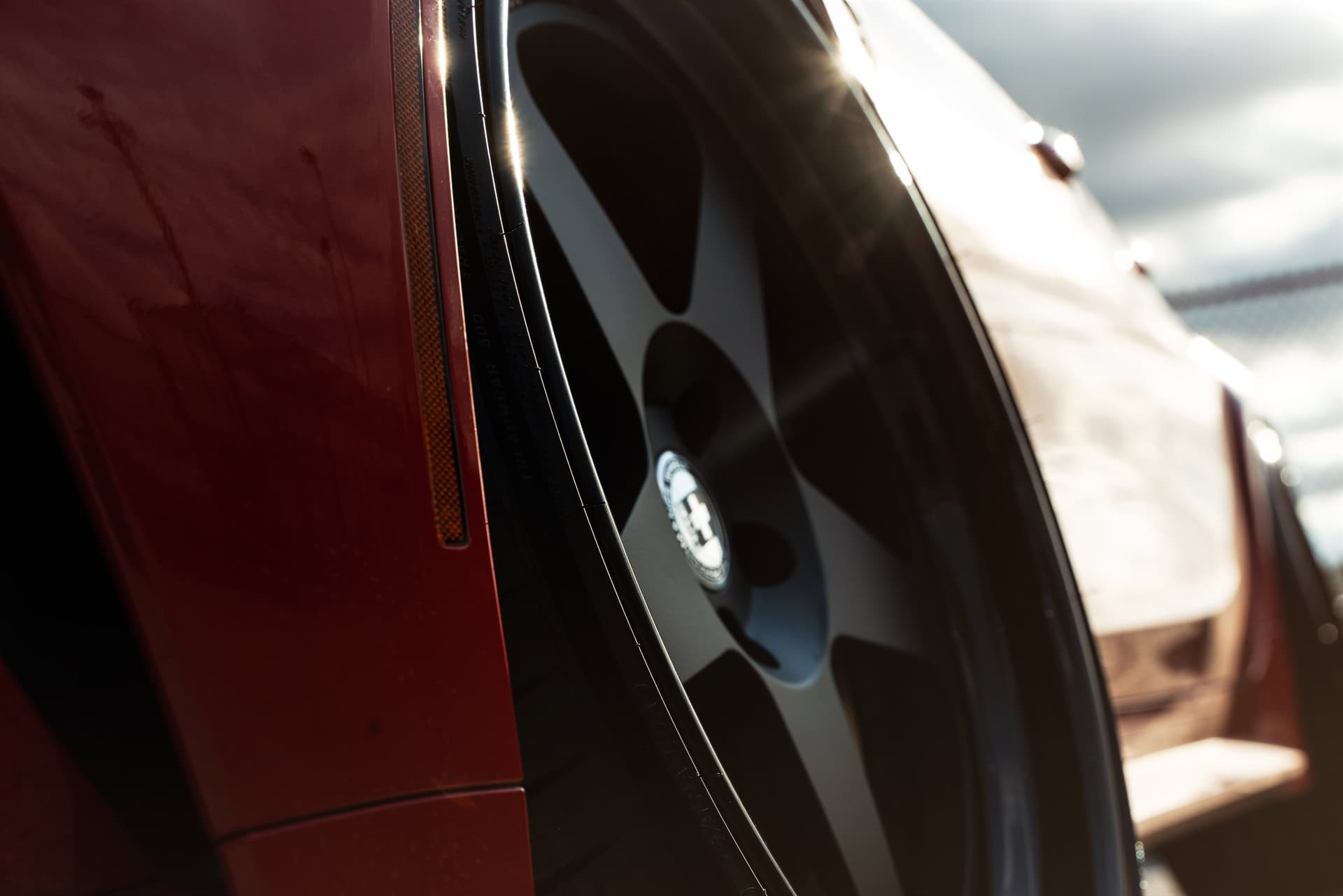 BMW G80 M3 | Toronto Red | on HRE Classic 305 | Satin Black