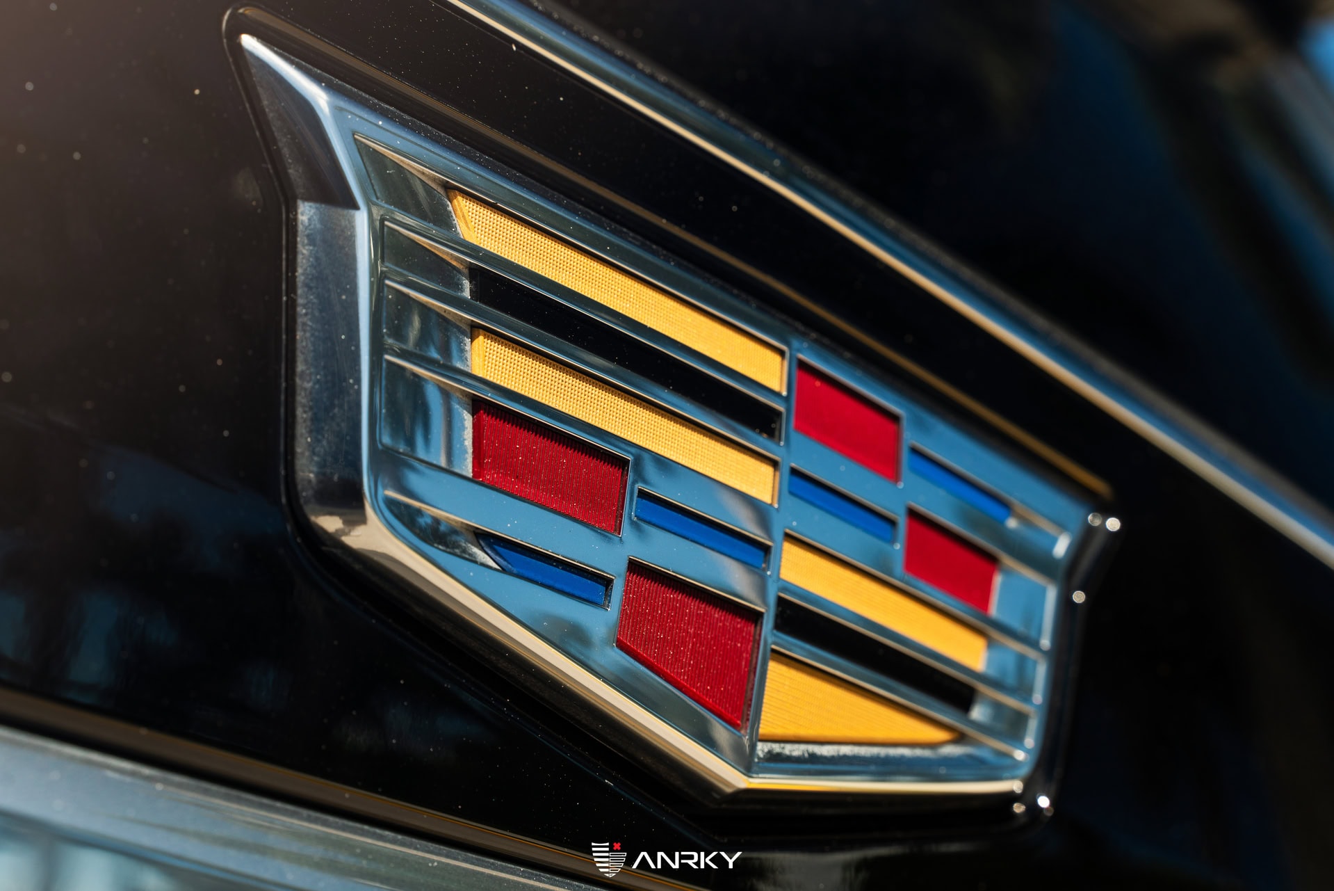 Cadillac Escalade | Black Raven | on ANRKY RF-182 | Brushed Face + Mirror Polished Windows