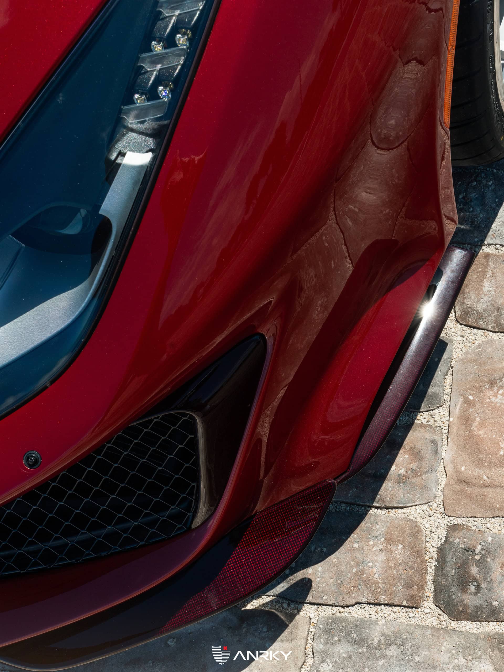 Photo 32 of Ferrari 488 Pista | Rosso Fiorano | on ANRKY RS7.3 | Frozen Polished Clear