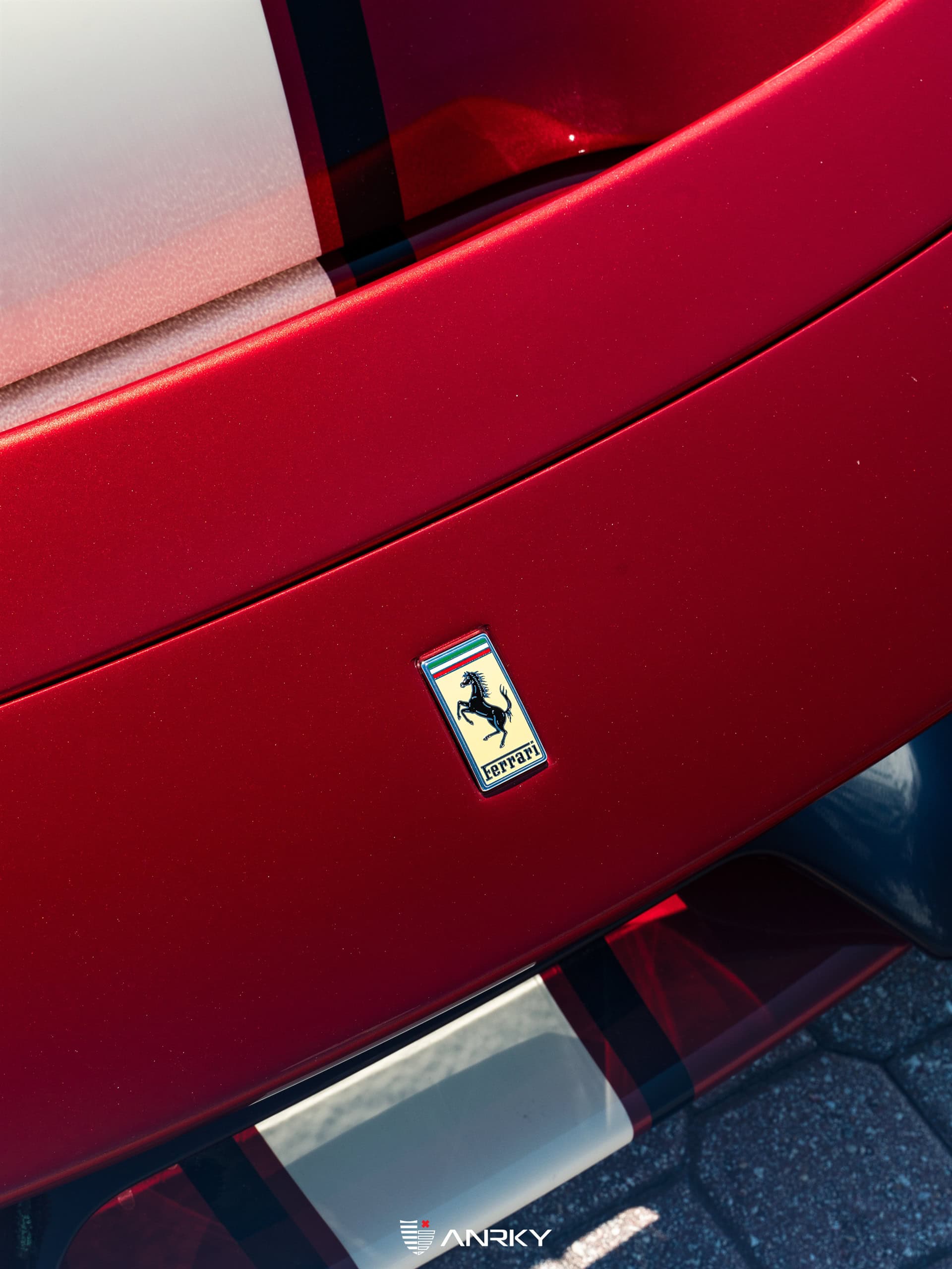 Photo 37 of Ferrari 488 Pista | Rosso Fiorano | on ANRKY RS7.3 | Frozen Polished Clear