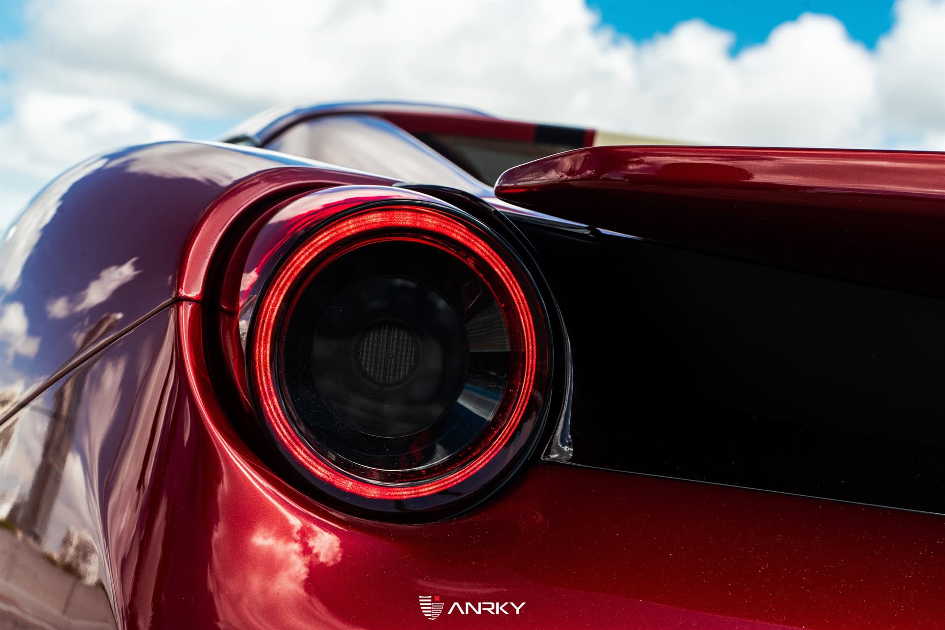 Photo 45 of Ferrari 488 Pista | Rosso Fiorano | on ANRKY RS7.3 | Frozen Polished Clear