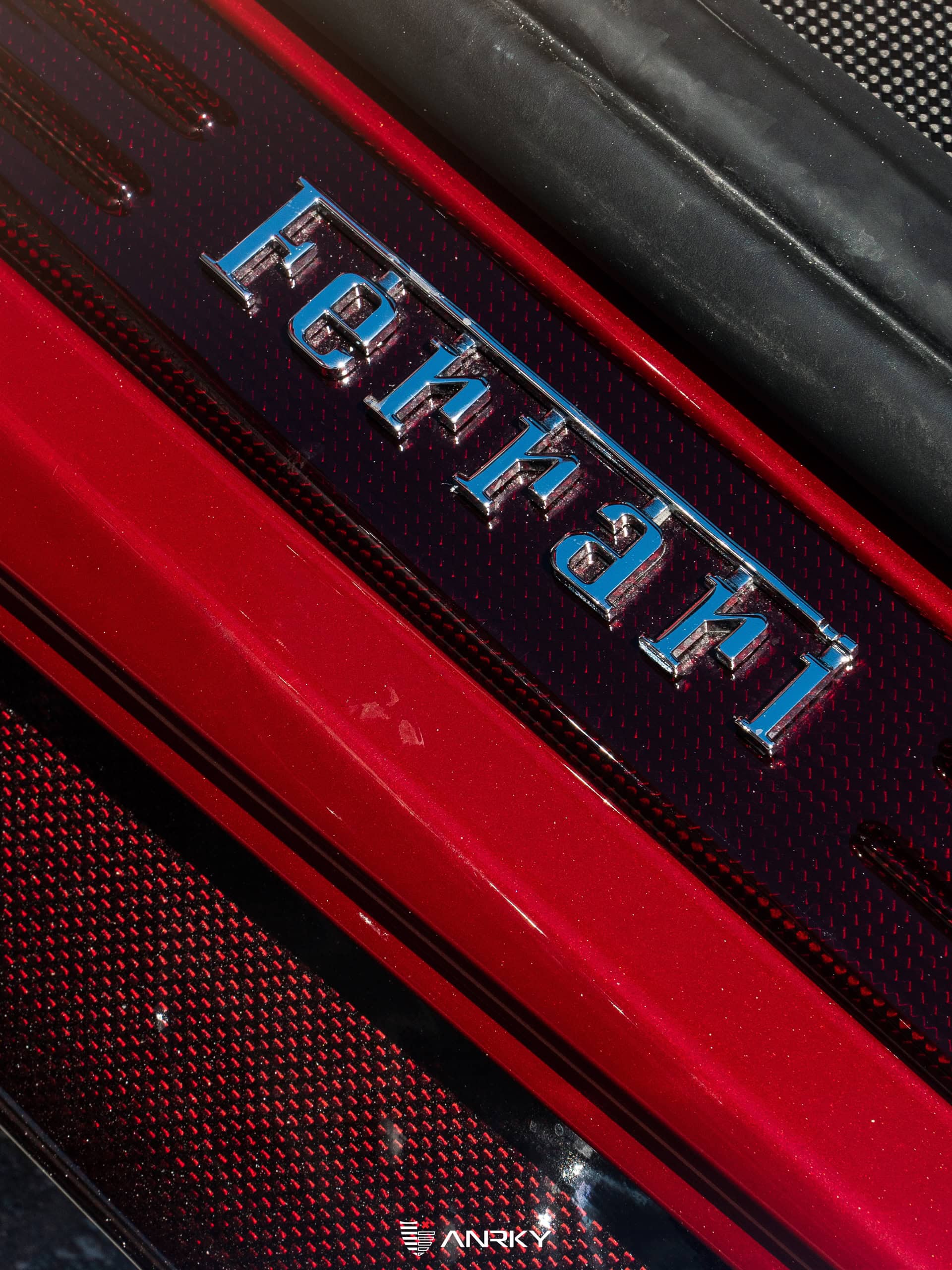 Photo 47 of Ferrari 488 Pista | Rosso Fiorano | on ANRKY RS7.3 | Frozen Polished Clear