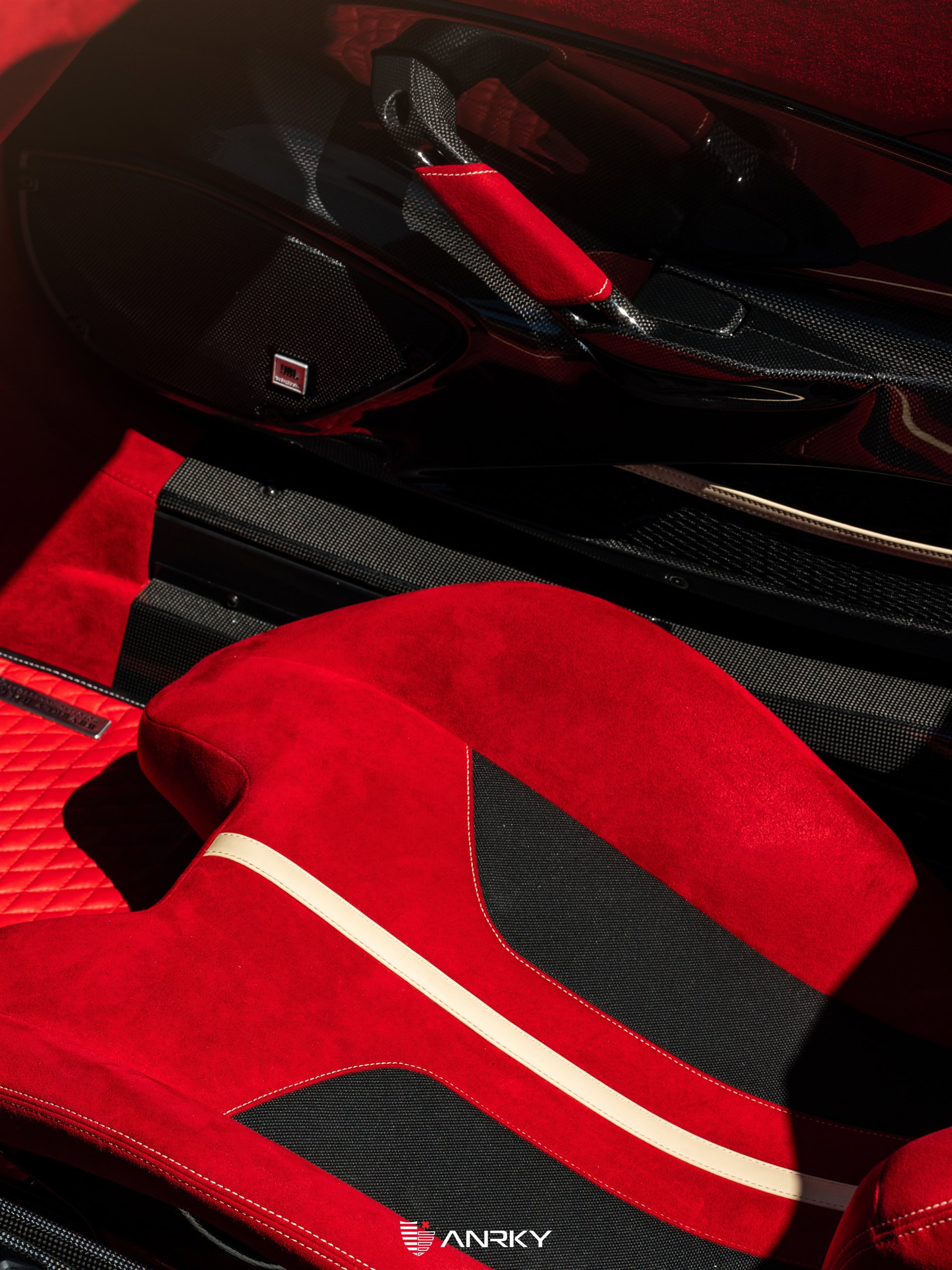Photo 49 of Ferrari 488 Pista | Rosso Fiorano | on ANRKY RS7.3 | Frozen Polished Clear