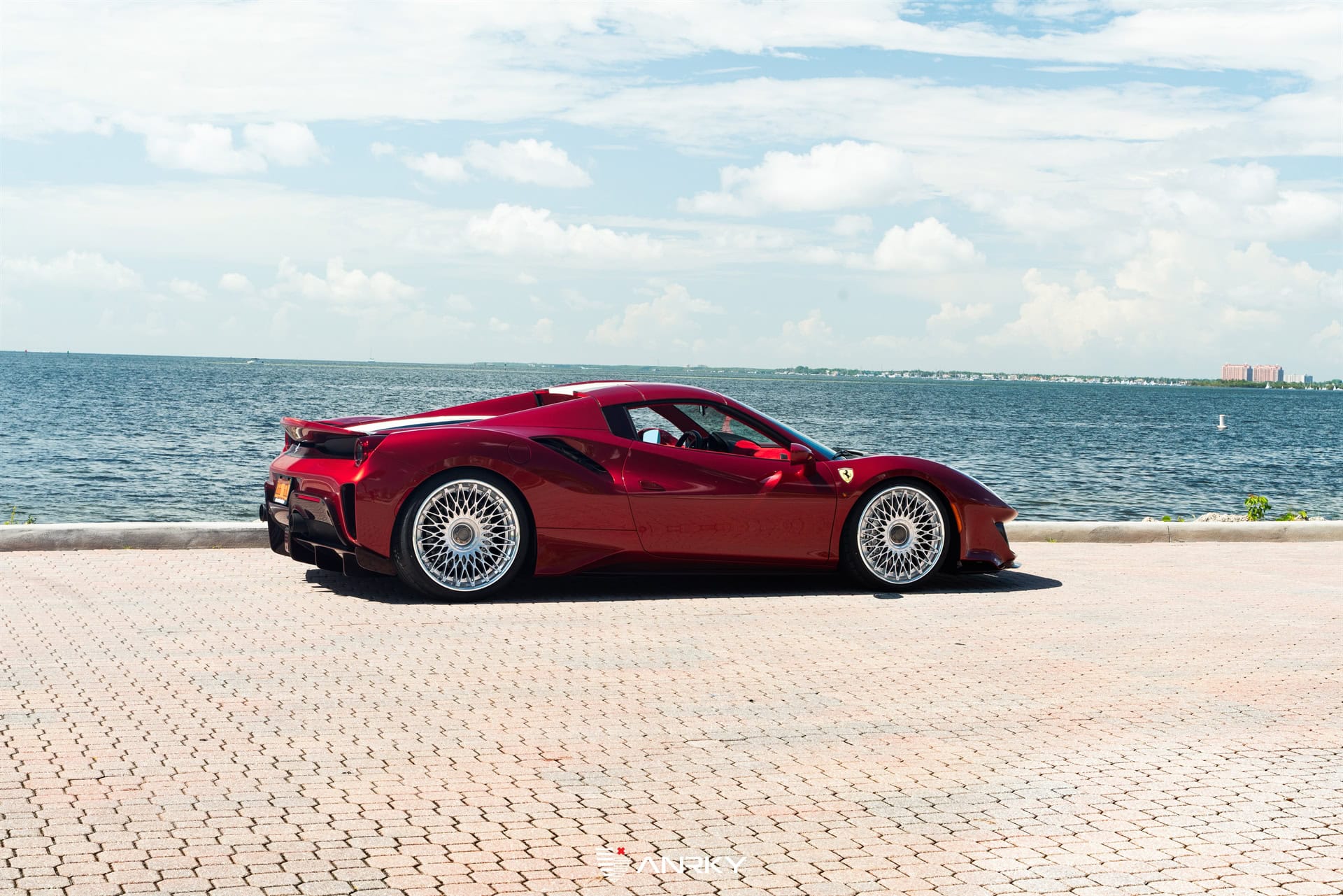 Photo 50 of Ferrari 488 Pista | Rosso Fiorano | on ANRKY RS7.3 | Frozen Polished Clear