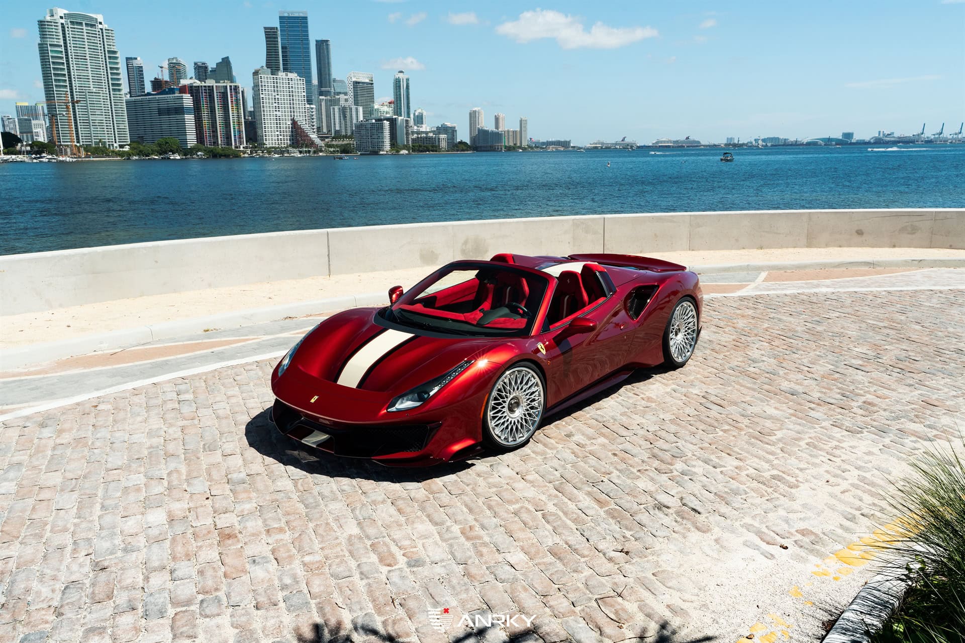 Photo 52 of Ferrari 488 Pista | Rosso Fiorano | on ANRKY RS7.3 | Frozen Polished Clear