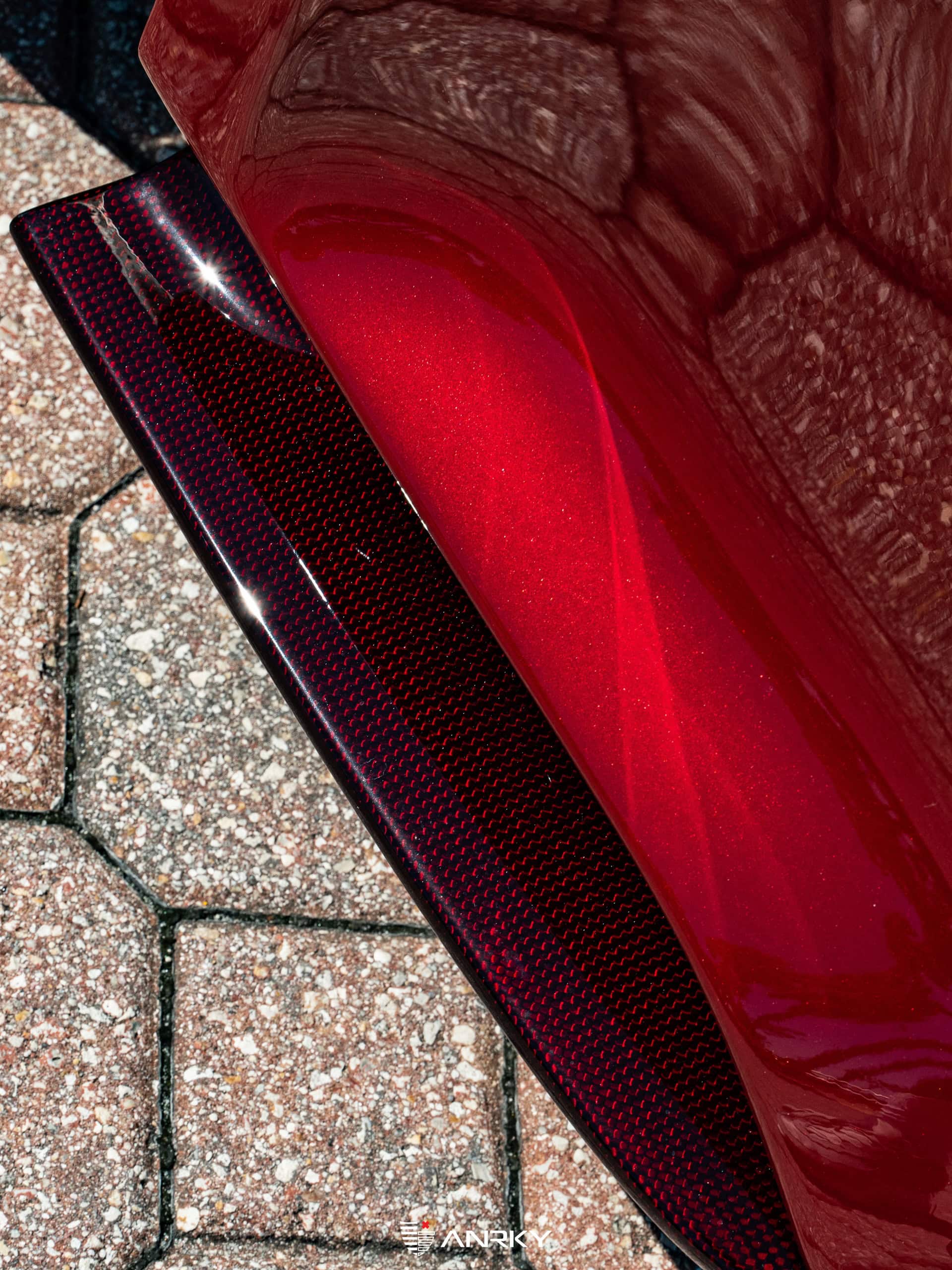 Photo 53 of Ferrari 488 Pista | Rosso Fiorano | on ANRKY RS7.3 | Frozen Polished Clear