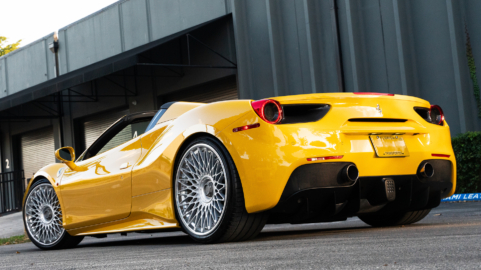 Ferrari 488 Spider | Giallo Modena | on ANRKY RS7.3 | Frozen Polished Clear