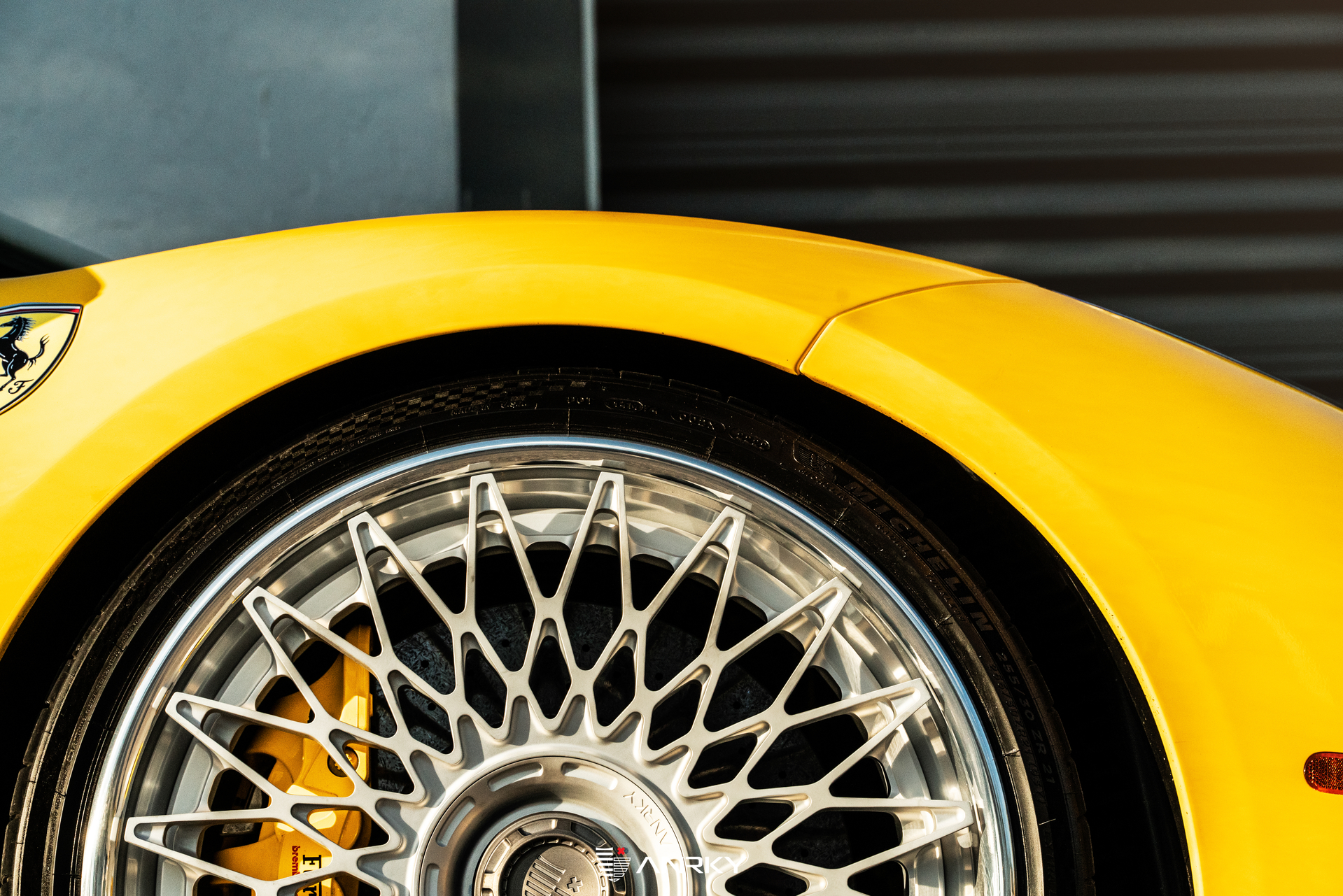 Ferrari 488 Spider | Giallo Modena | on ANRKY RS7.3 | Frozen Polished Clear