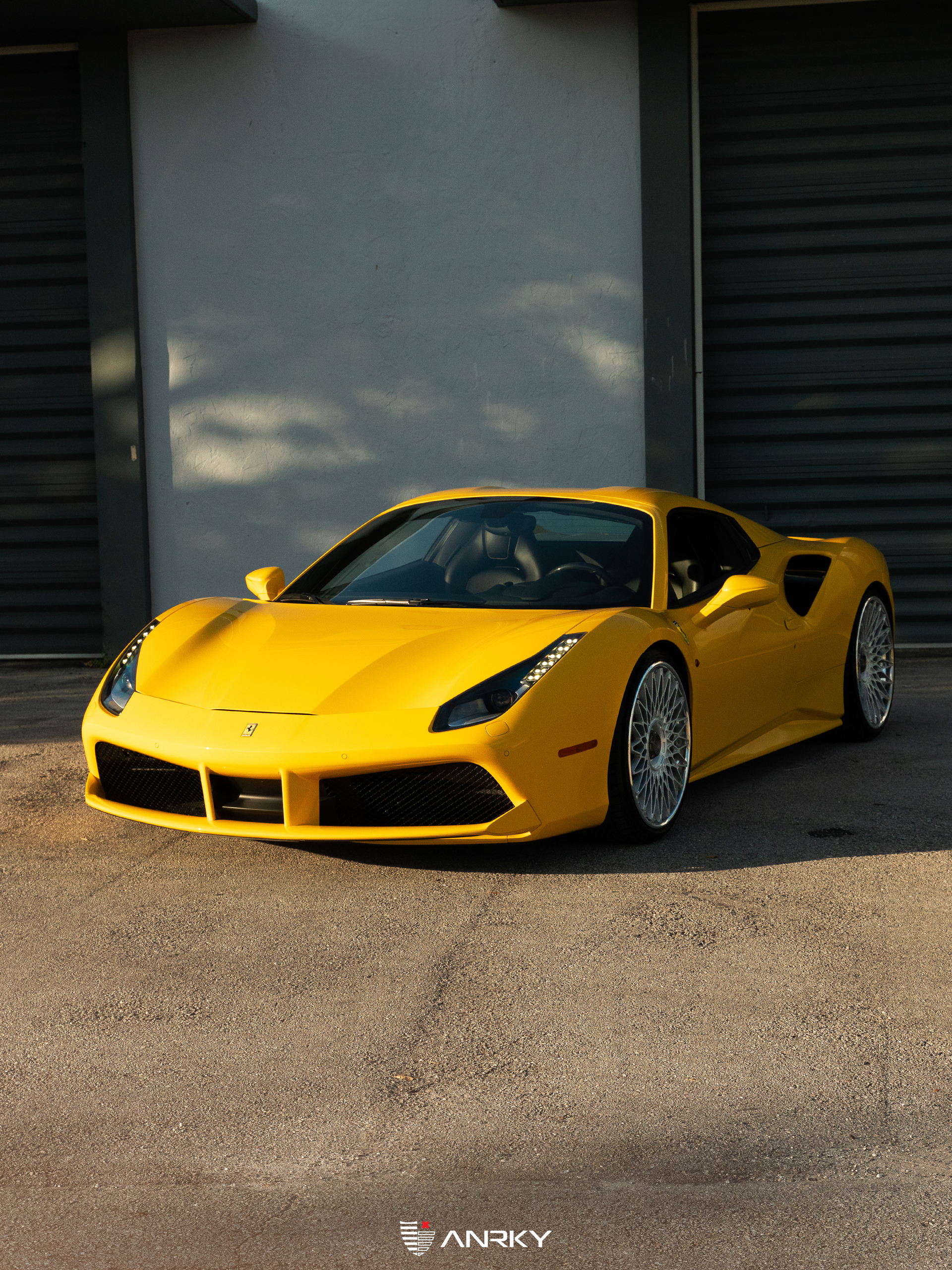 Ferrari 488 Spider | Giallo Modena | on ANRKY RS7.3 | Frozen Polished Clear