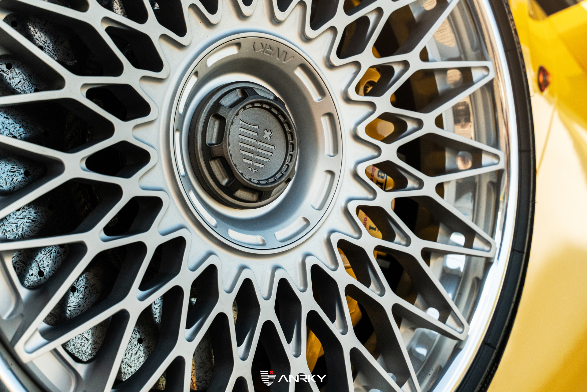 Ferrari 488 Spider | Giallo Modena | on ANRKY RS7.3 | Frozen Polished Clear