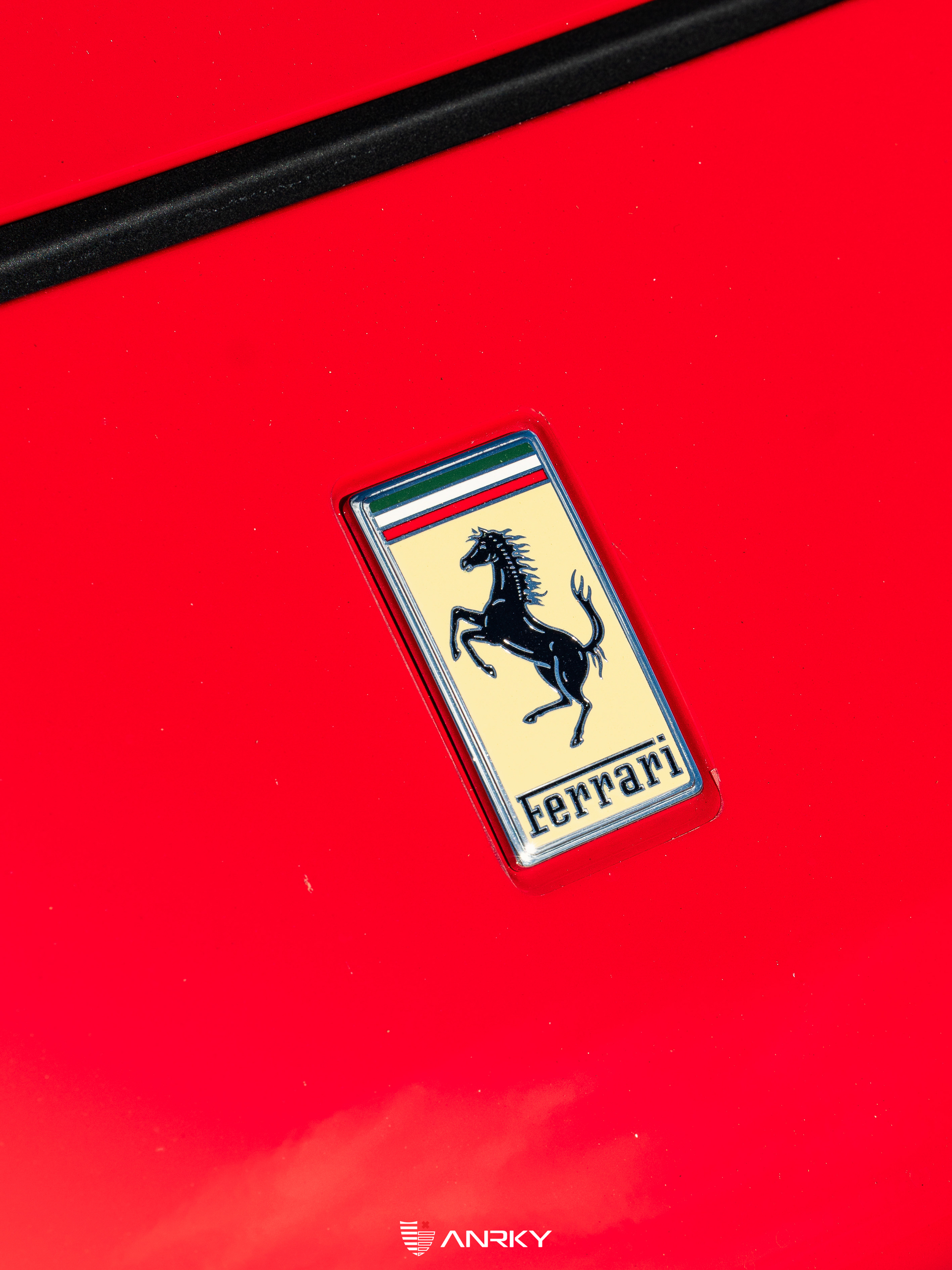 Ferrari F8 Spider | Rosso Corza | on ANRKY RS1.3 | Satin White Gold