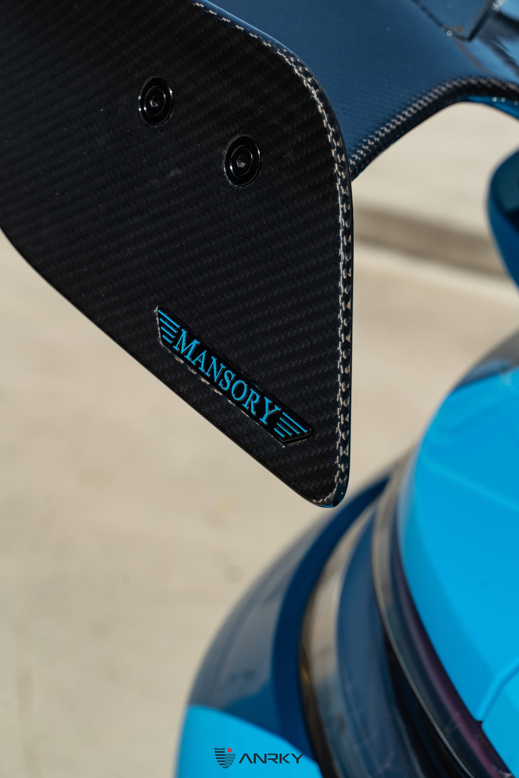 Mansory Porsche 992 | Rivera Blue | on ANRKY RS5.3 | Satin Mirror Polished Gold
