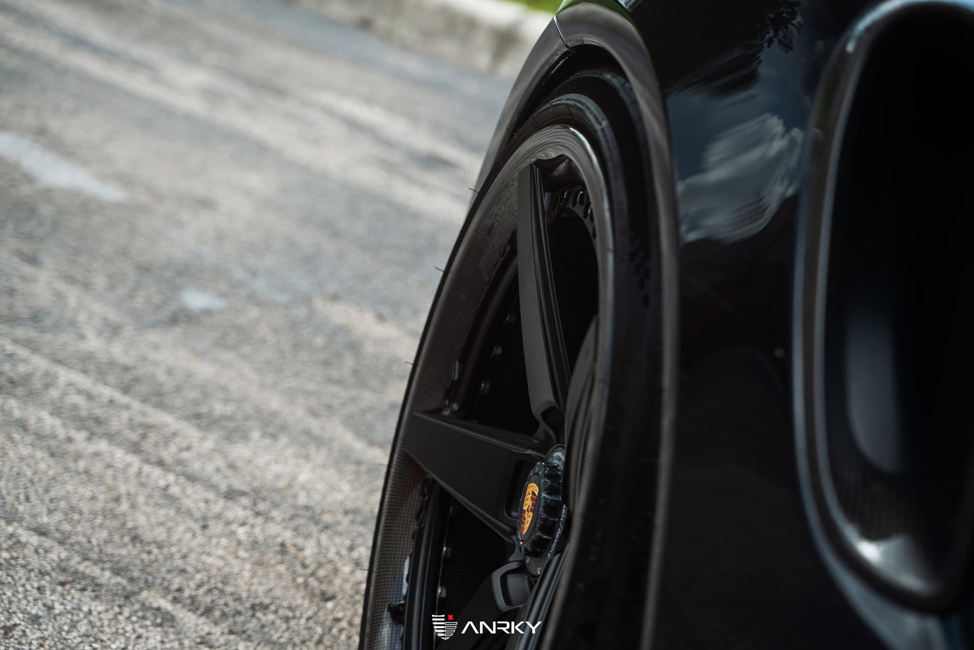 Porsche 991.1 Turbo S | Black | on ANRKY RS5.3C | Satin Black