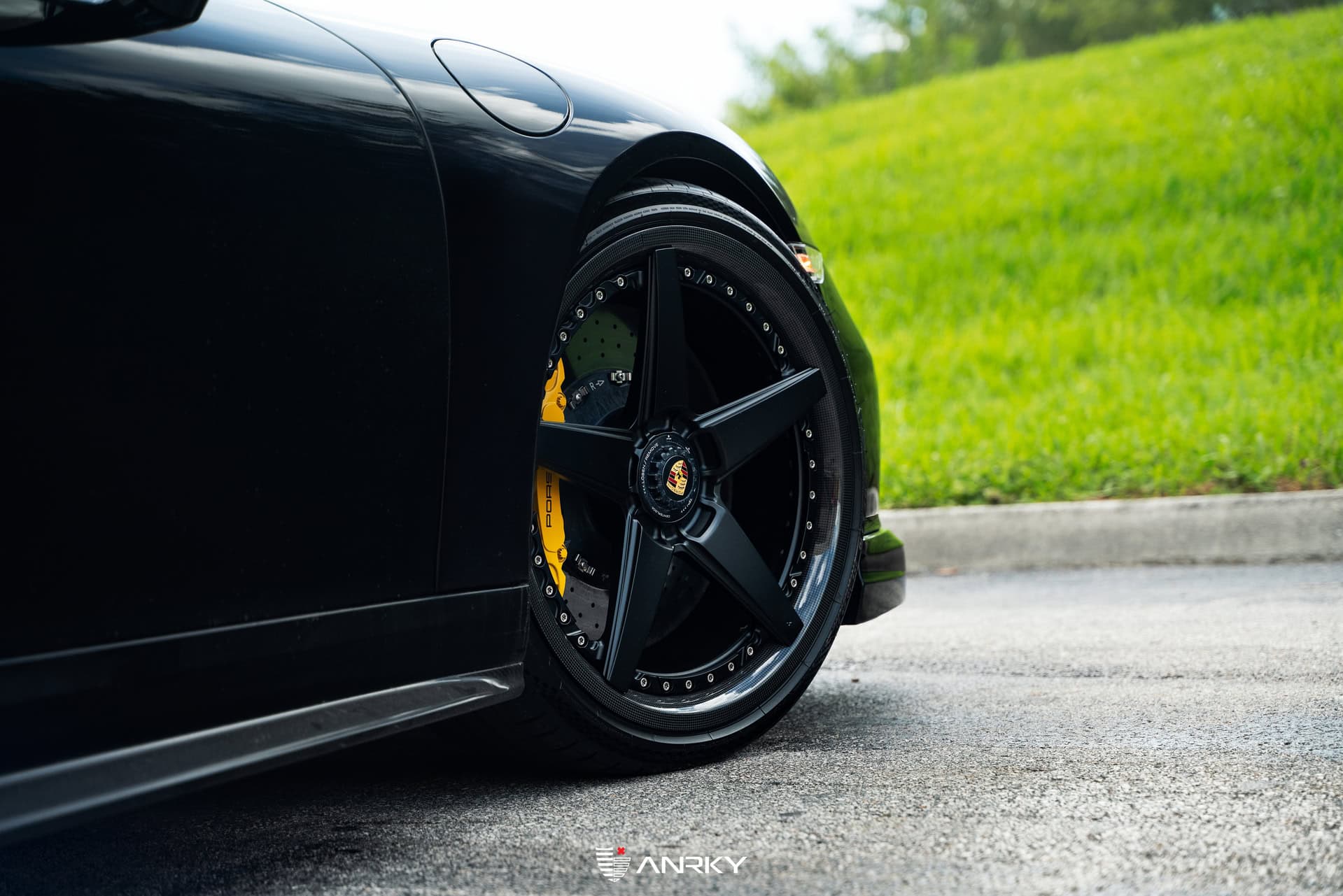 Porsche 991.1 Turbo S | Black | on ANRKY RS5.3C | Satin Black