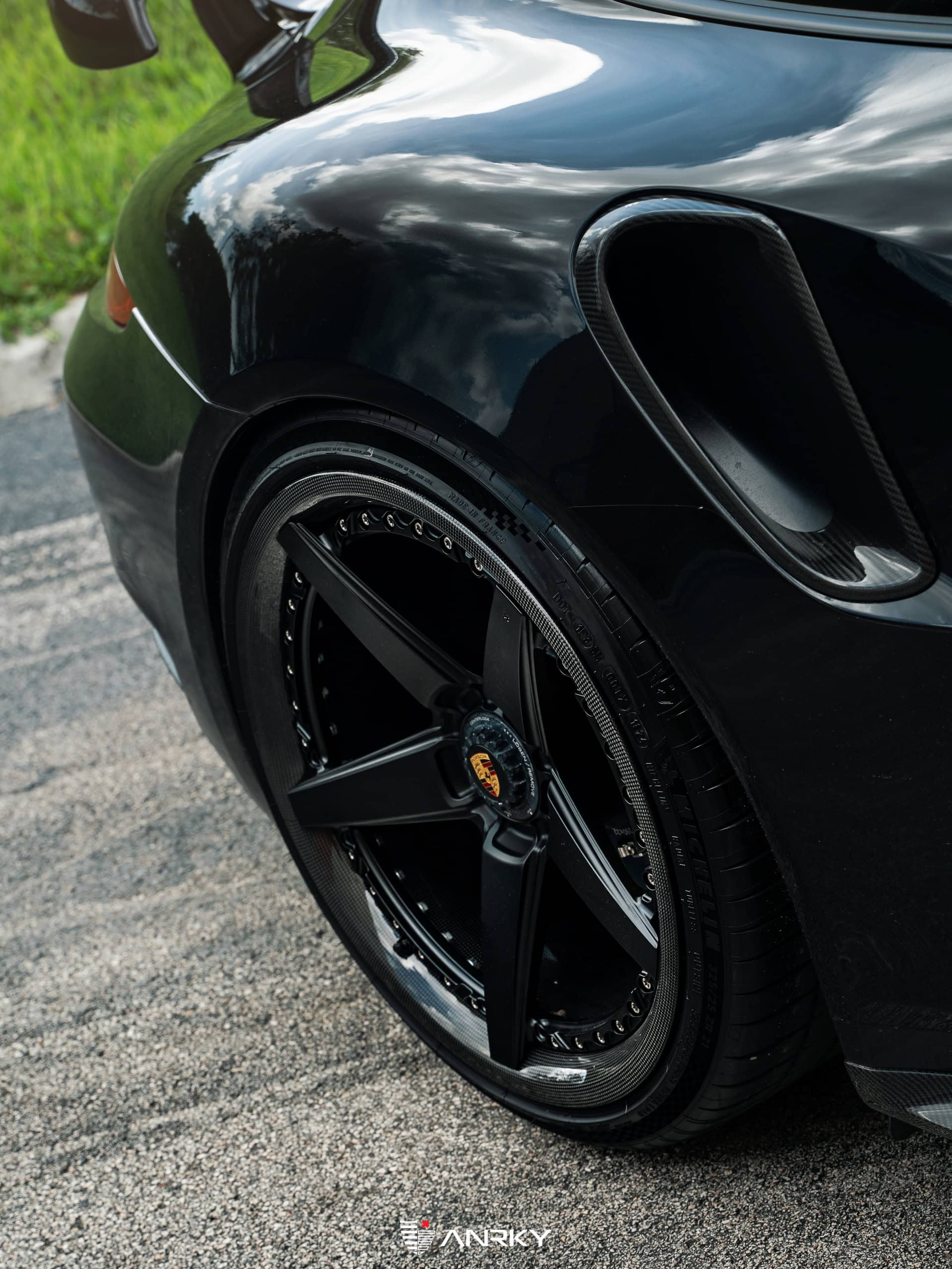 Photo 21 of Porsche 991.1 Turbo S | Black | on ANRKY RS5.3C | Satin Black
