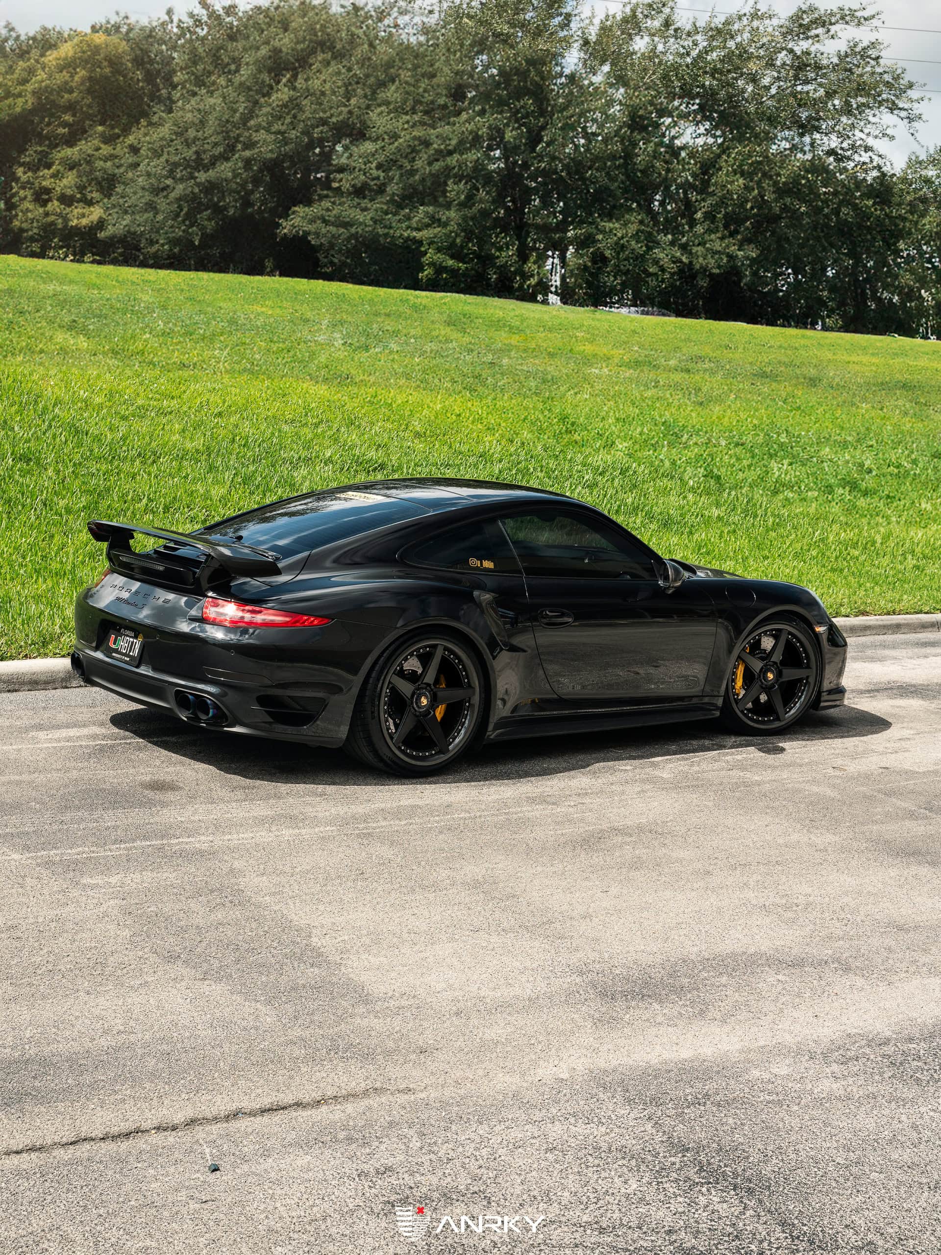 Photo 22 of Porsche 991.1 Turbo S | Black | on ANRKY RS5.3C | Satin Black