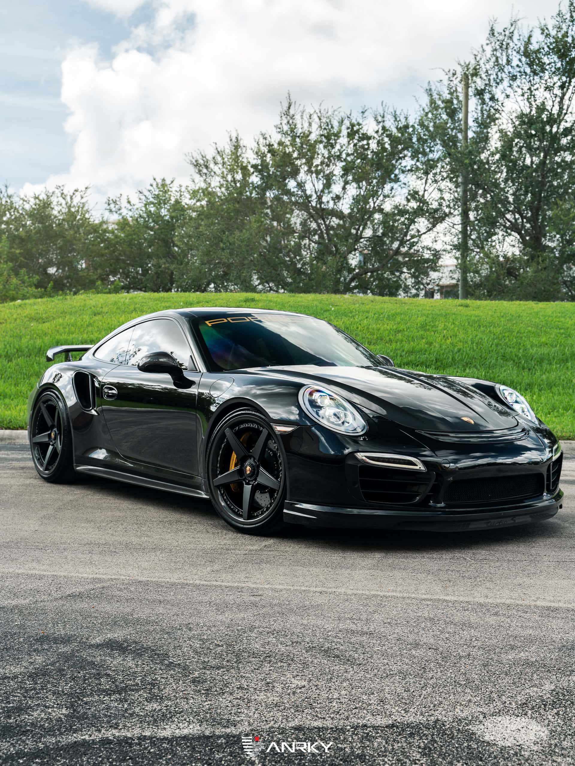 Photo 23 of Porsche 991.1 Turbo S | Black | on ANRKY RS5.3C | Satin Black