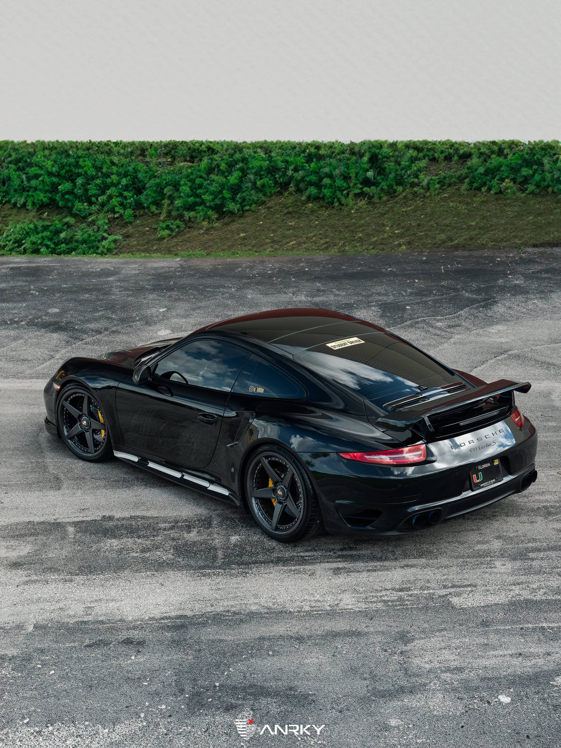 Photo 25 of Porsche 991.1 Turbo S | Black | on ANRKY RS5.3C | Satin Black