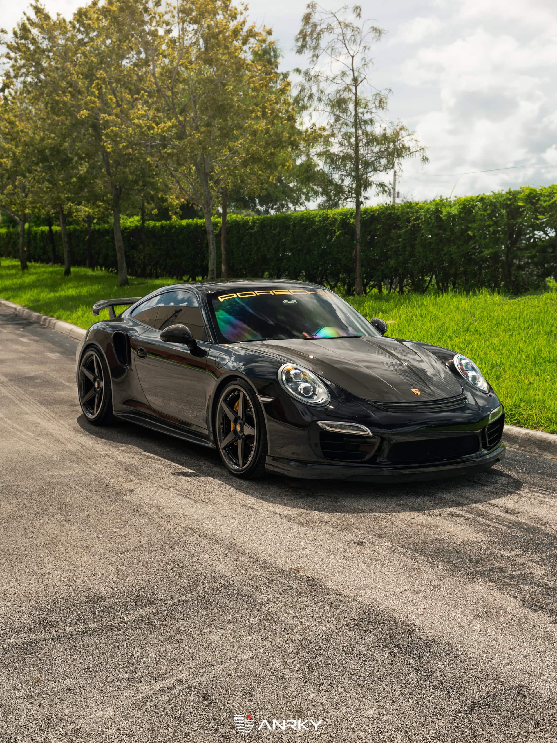 Photo 27 of Porsche 991.1 Turbo S | Black | on ANRKY RS5.3C | Satin Black