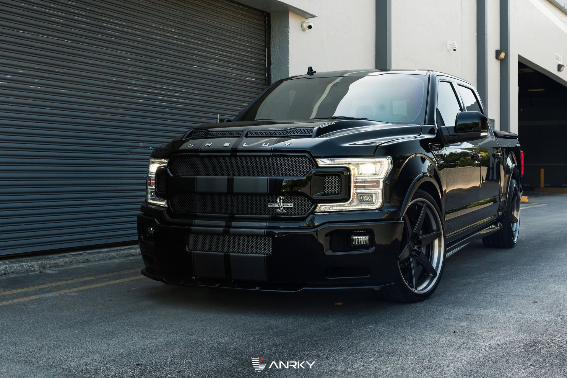 Photo 23 of Shelby Ford F150 Super Snake | Agate Black | on ANRKY RS5.3 | Satin Black