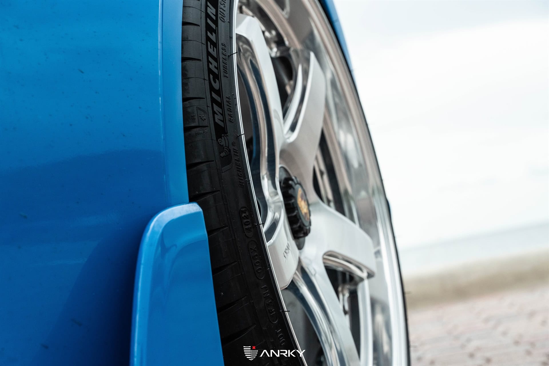 TECHART 992 Turbo S | Riviera Blue | on ANRKY JDX-200 | Brushed Clear Face + Mirror Polished Windows
