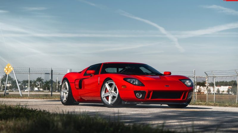 Ford GT MK1 | Ruby Red | on ANRKY AN35 | Brushed Clear