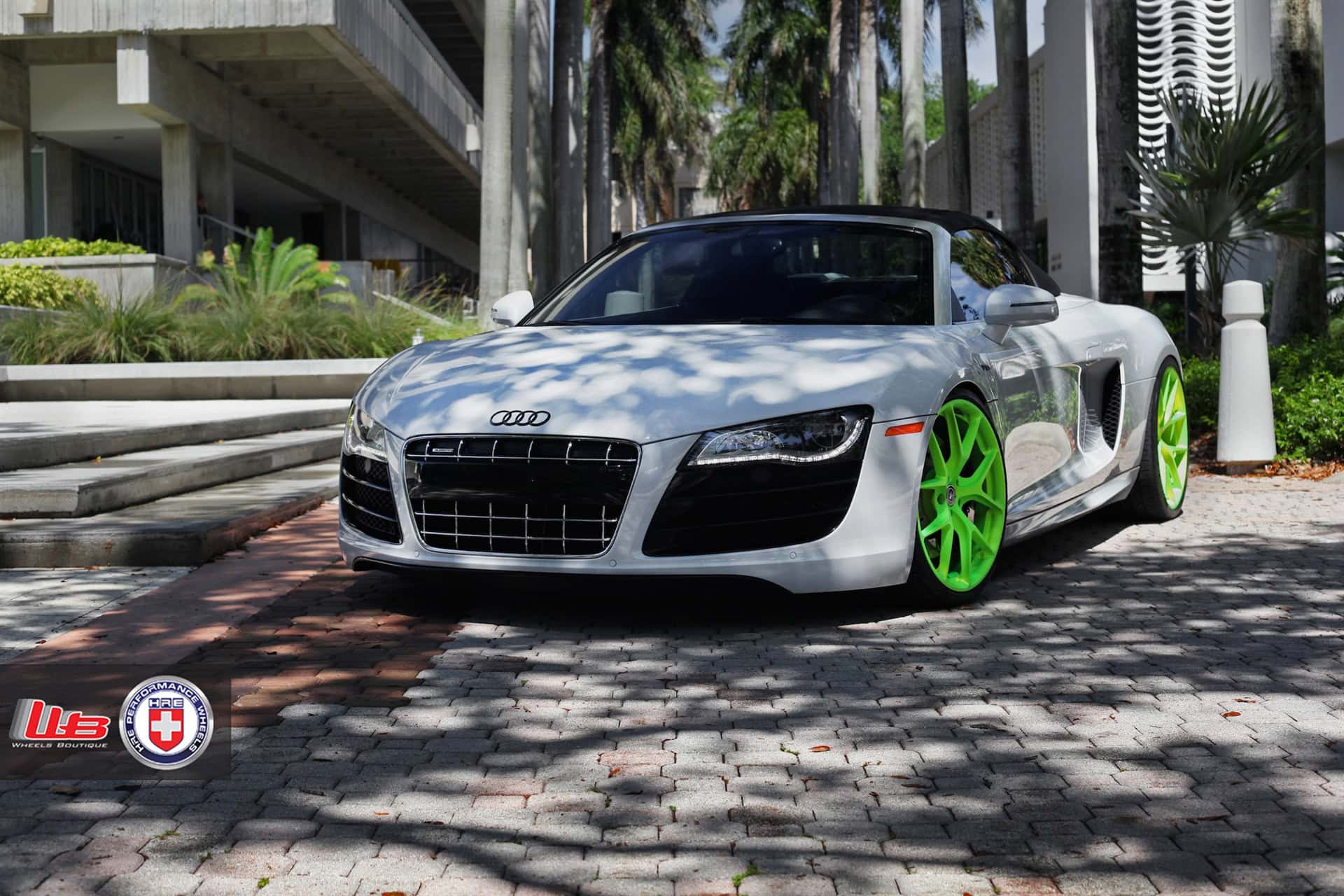 HRE P101 – Satin Monster Green | Audi R8