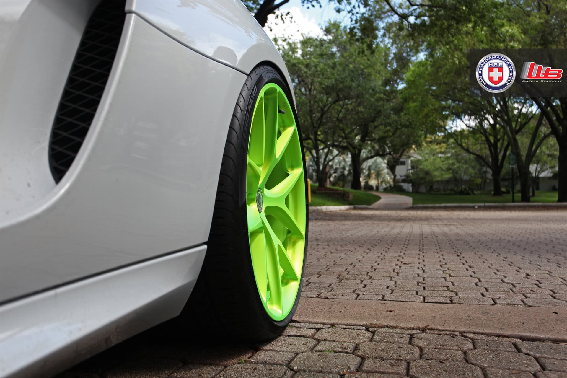 HRE P101 – Satin Monster Green | Audi R8