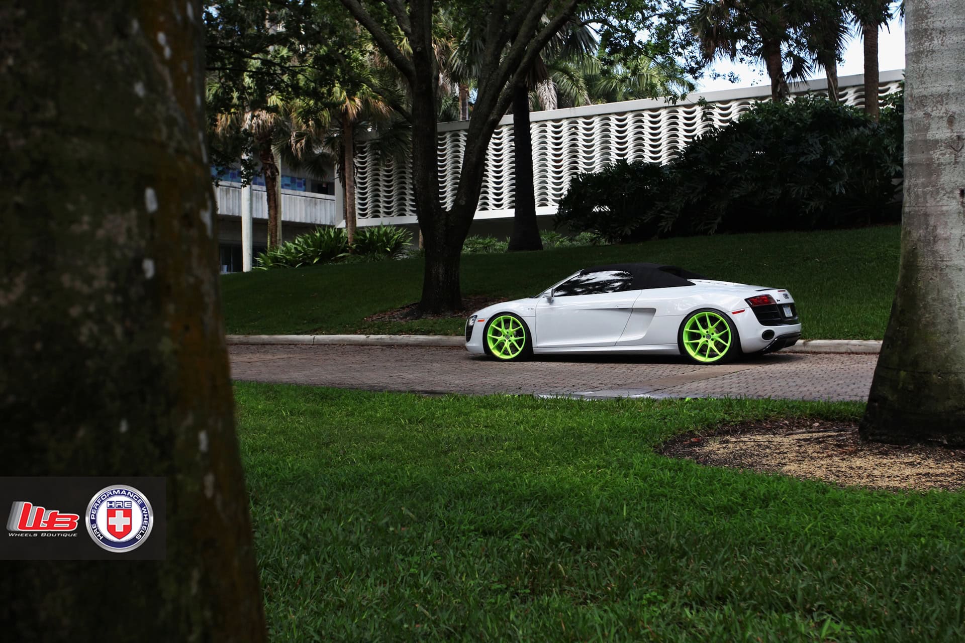 HRE P101 – Satin Monster Green | Audi R8
