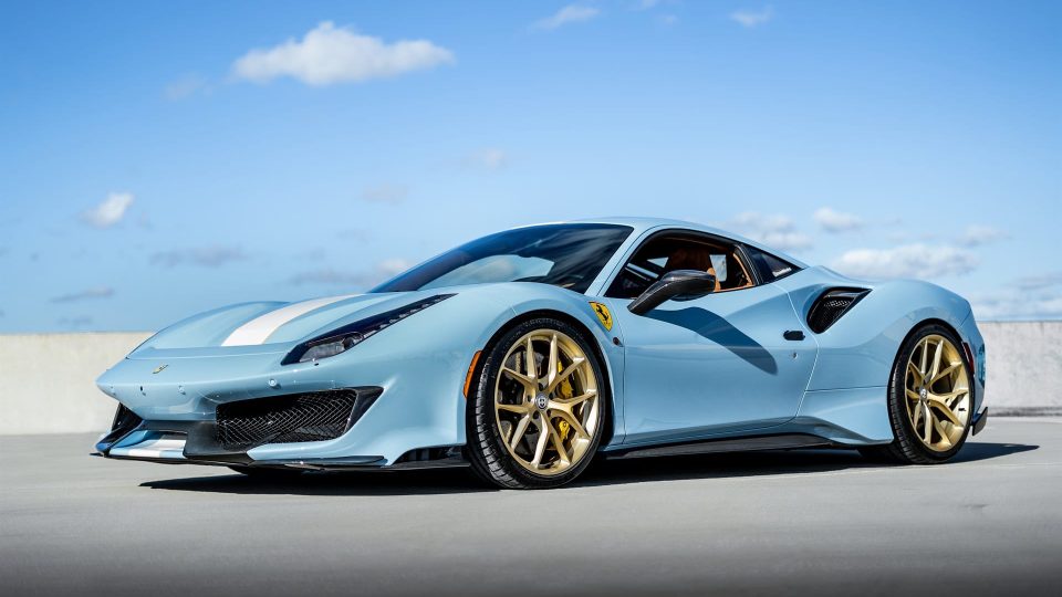Ferrari 488 Pista | Azurro La Plata | HRE P101 | Frozen B