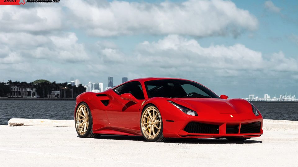 Ferrari 488 GTB | Rosso Corza | on ANRKY AN33 | Two-Tone