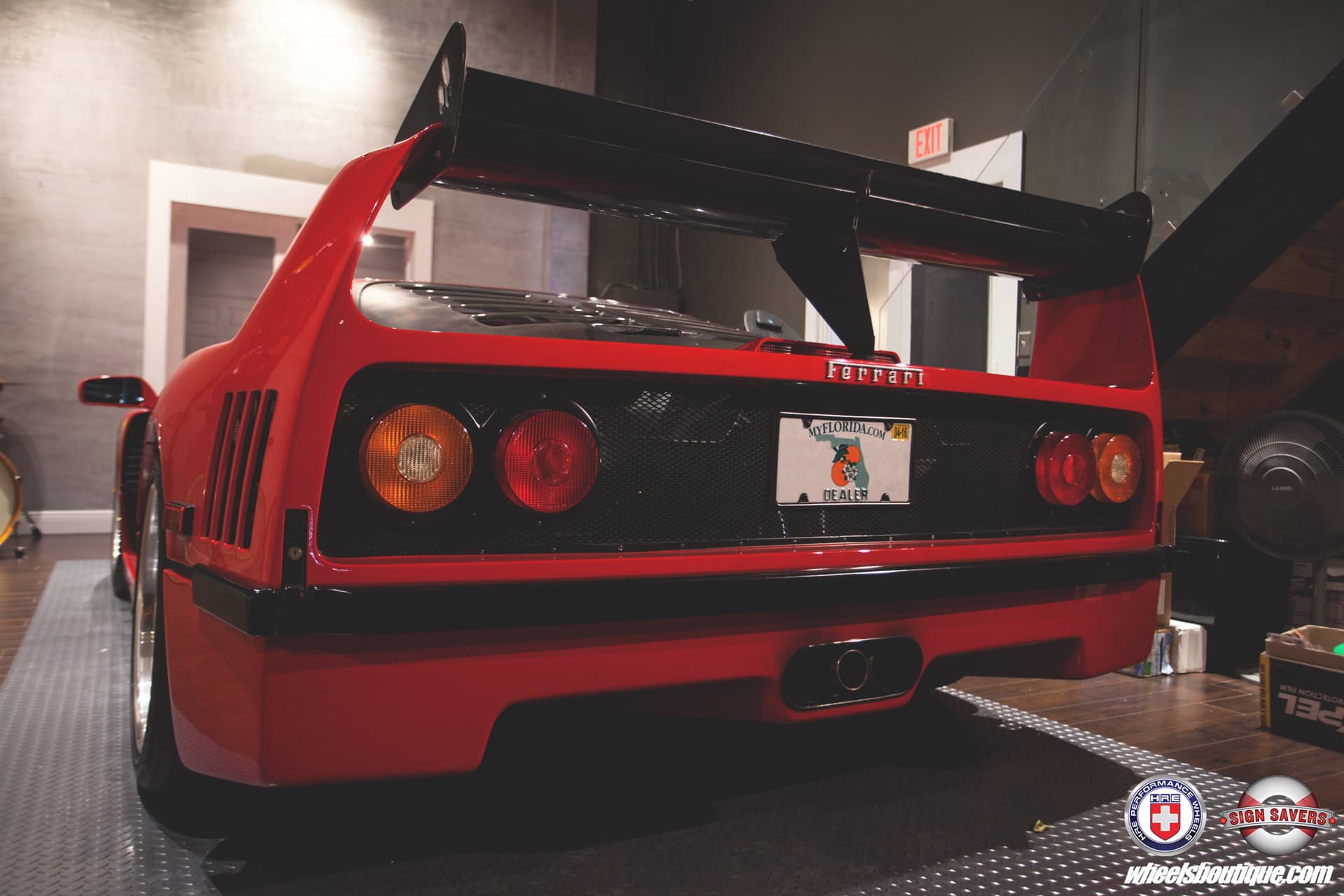 HRE 547 @ The Sign Savers | Ferrari F40