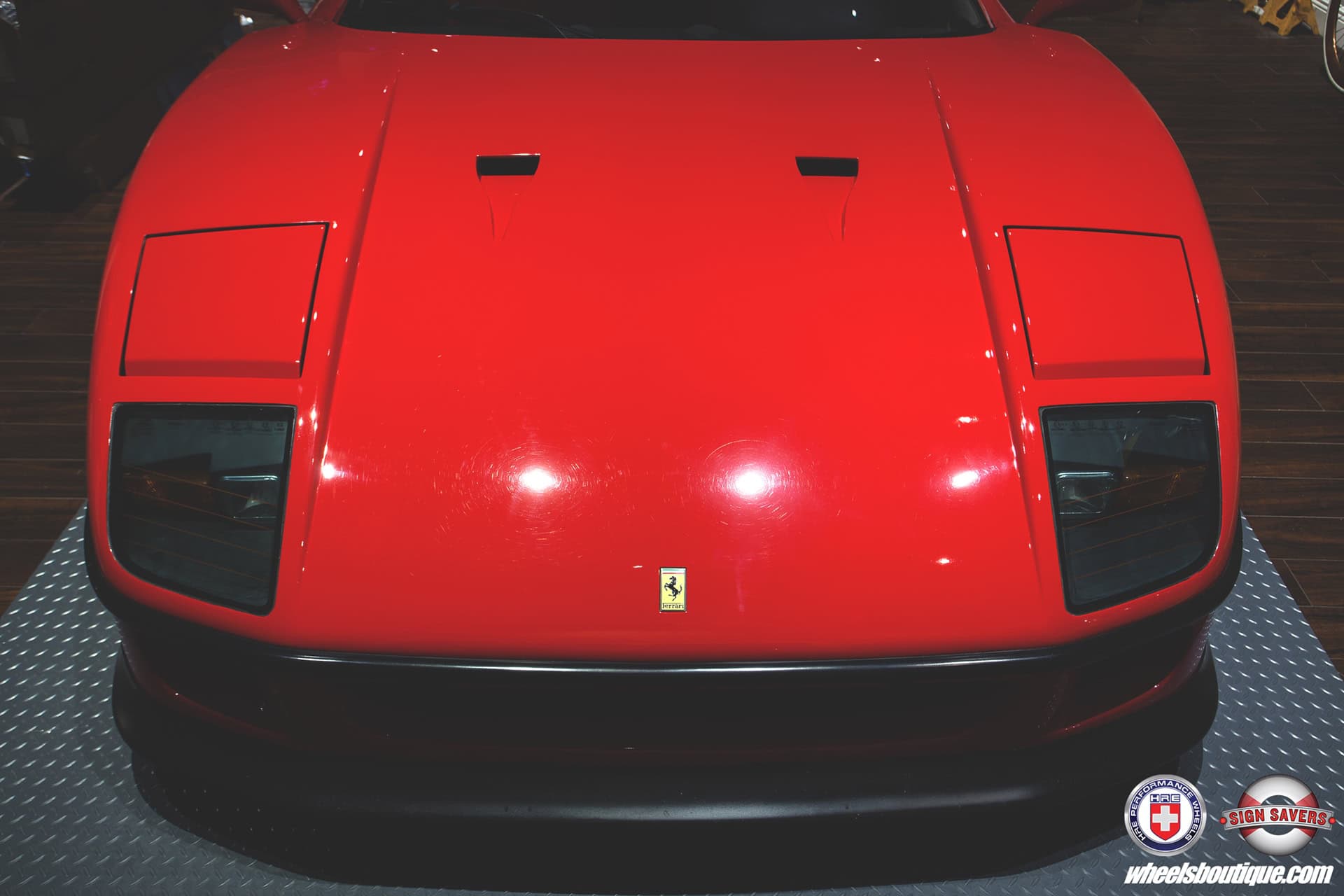 HRE 547 @ The Sign Savers | Ferrari F40