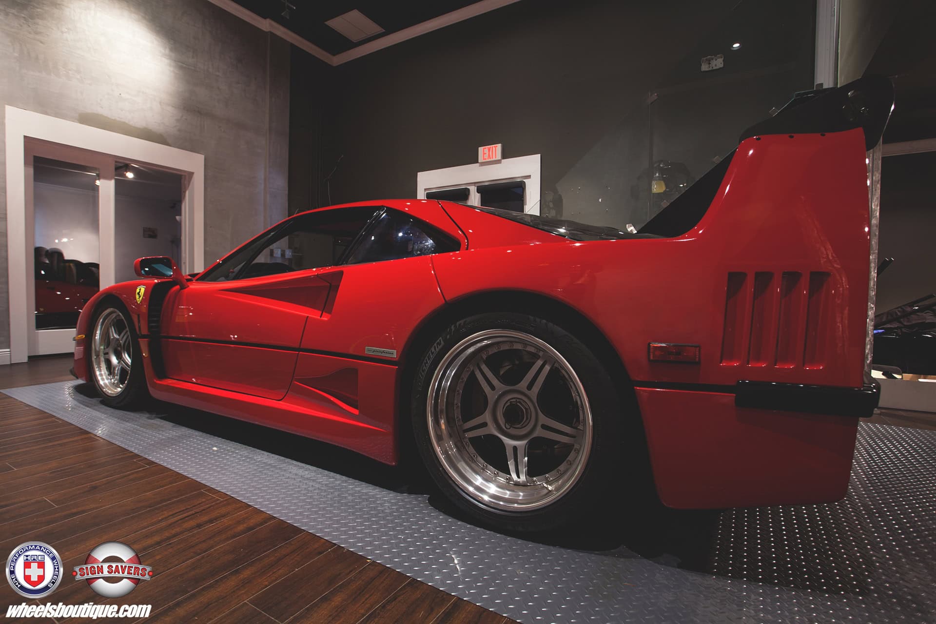 HRE 547 @ The Sign Savers | Ferrari F40