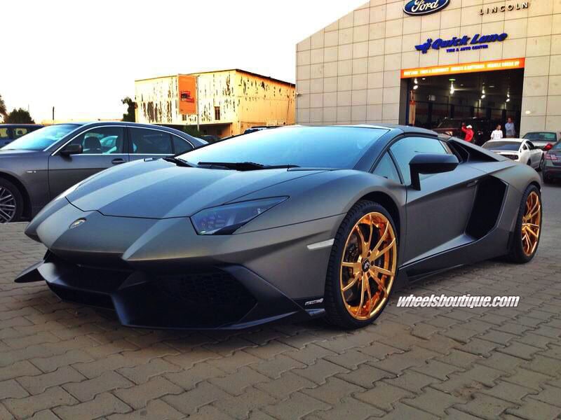 24k Gold Forgiato F2.01 | Lamborghini Aventador