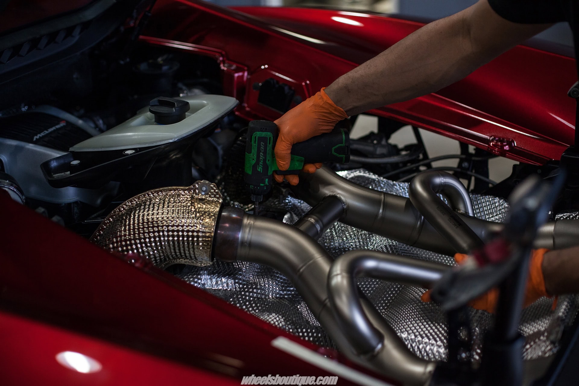 McLaren 650S Akrapovic Exhaust Install