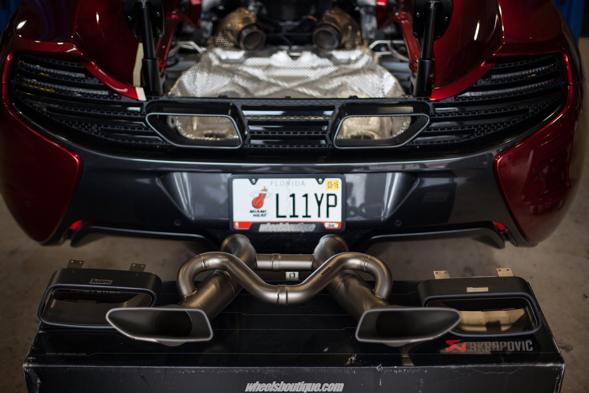 McLaren 650S Akrapovic Exhaust Install