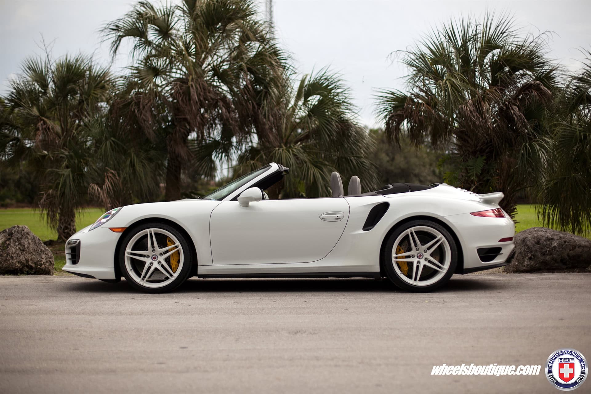 HRE P107 | White Porsche 991 Turbo S