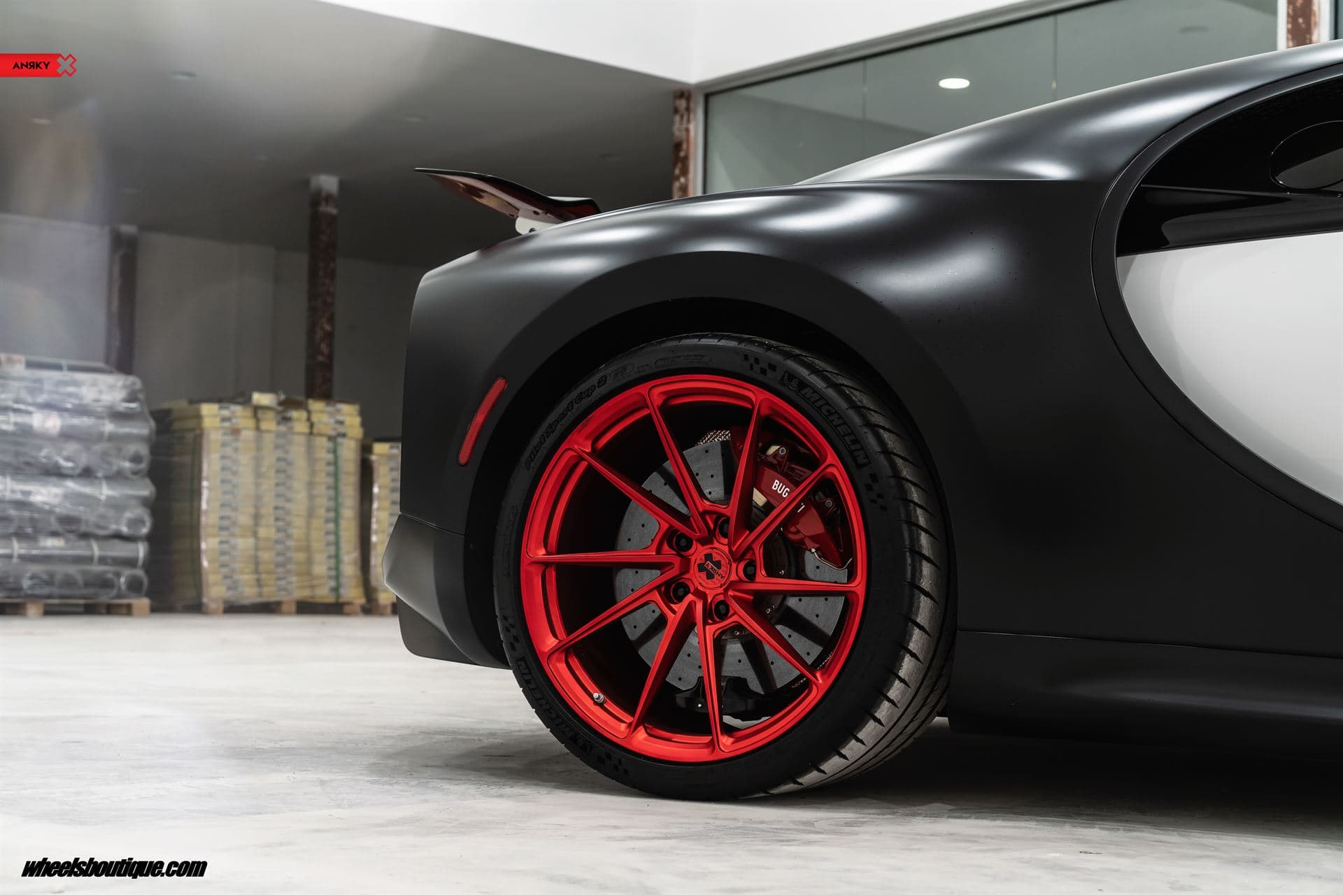 Photo 21 of Bugatti Chiron | ANRKY AN13 | Frozen Polished Red