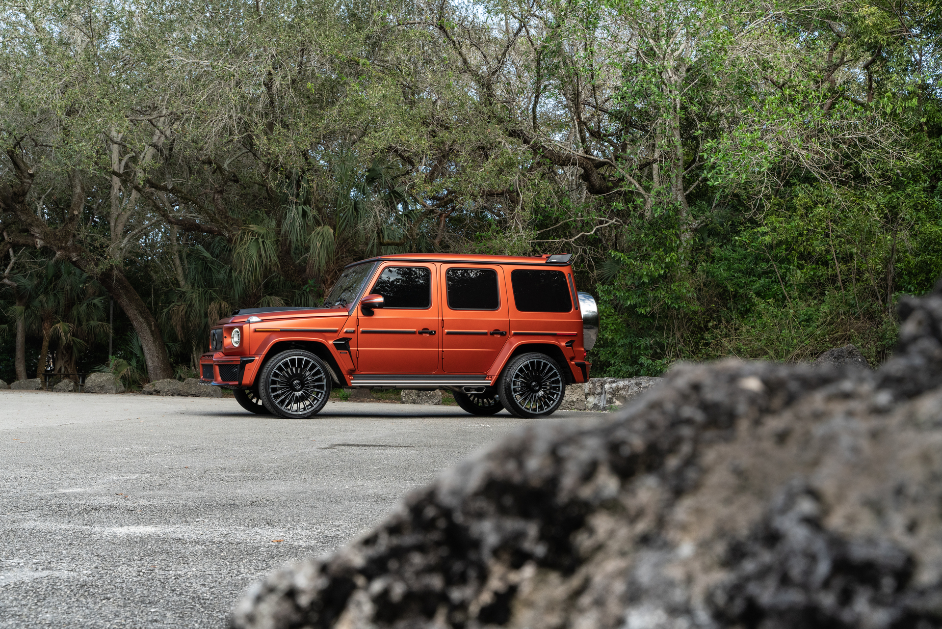 Mercedes G63 on Brabus Wheels and Body