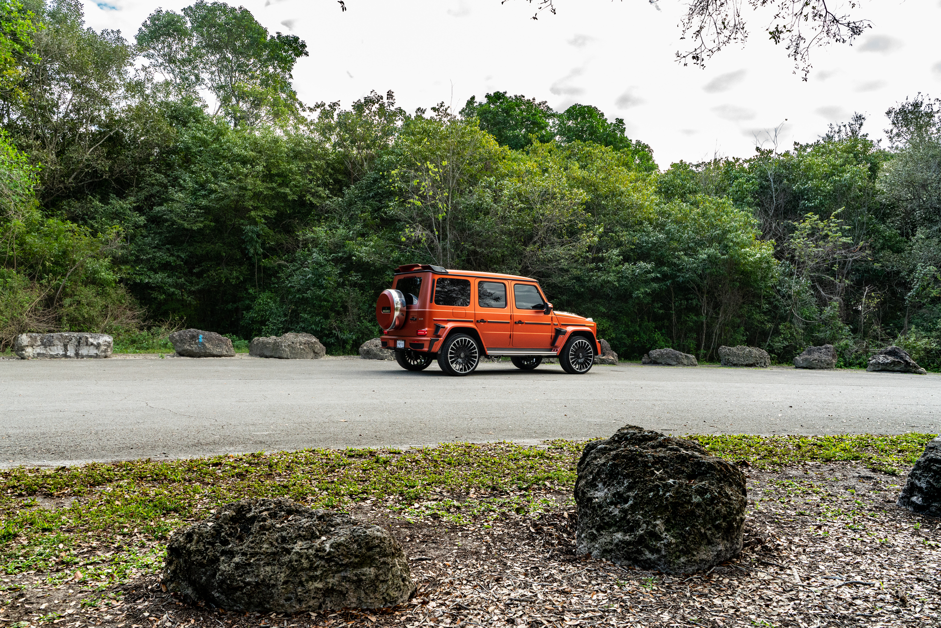 Mercedes G63 on Brabus Wheels and Body