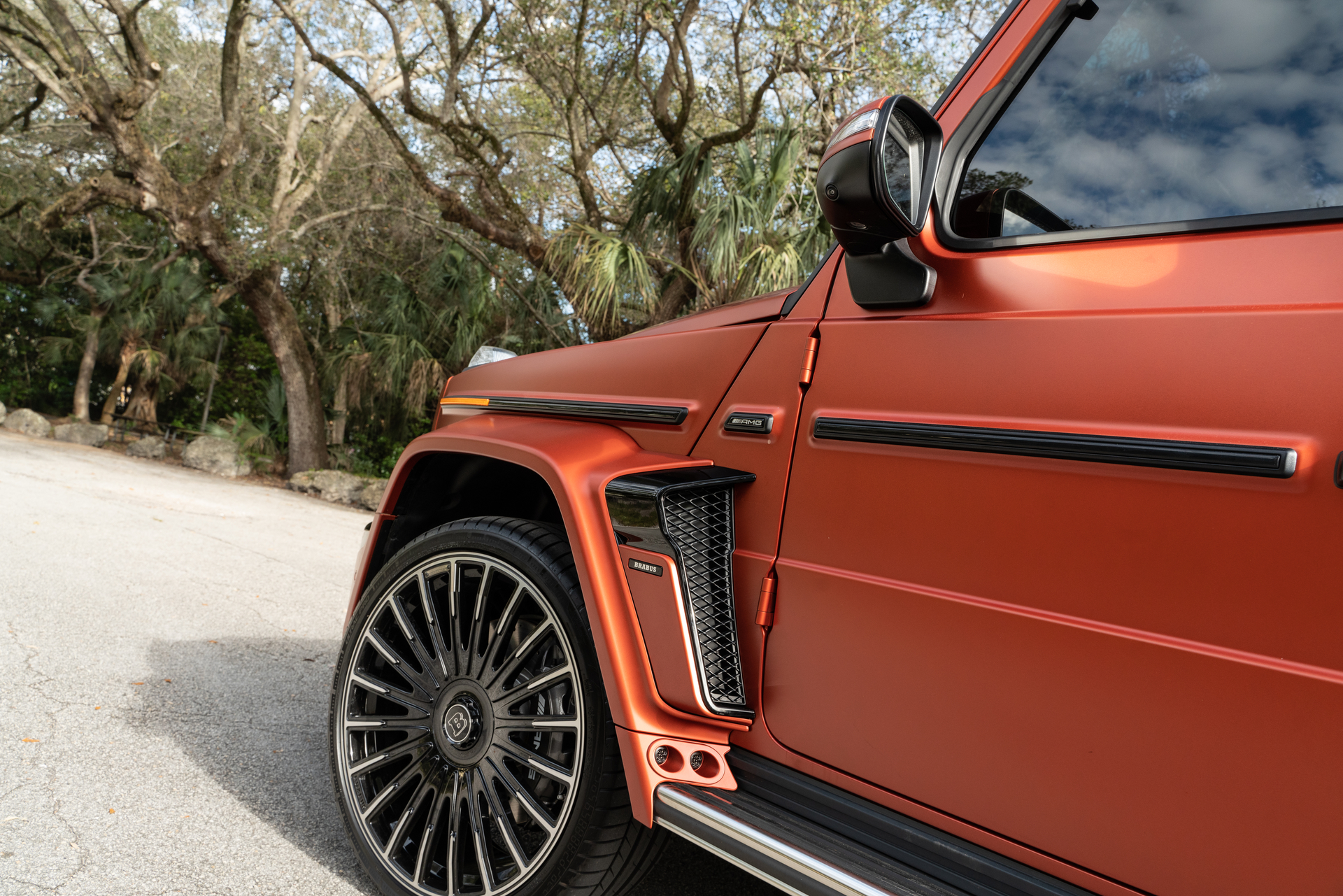 Mercedes G63 on Brabus Wheels and Body