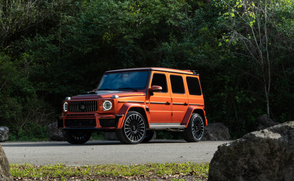Mercedes G63 on Brabus Wheels and Body