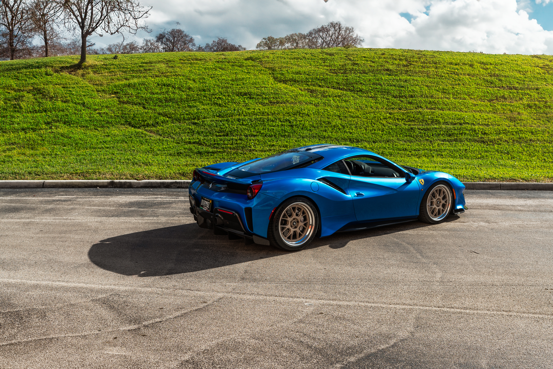 Ferrari 488 Pista on 1886 Wheels