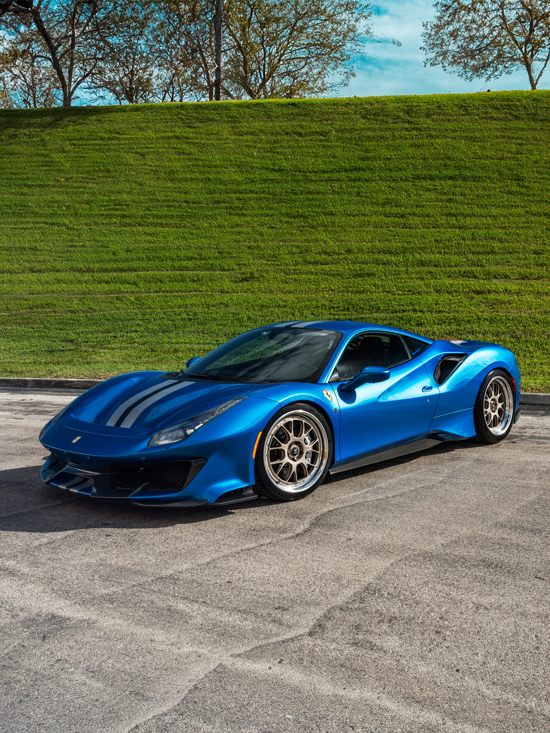 Ferrari 488 Pista on 1886 Wheels