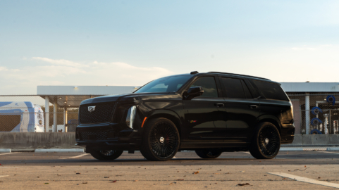 Cadillac Escalade | Black Raven | on 1886 G007 | Gloss Black
