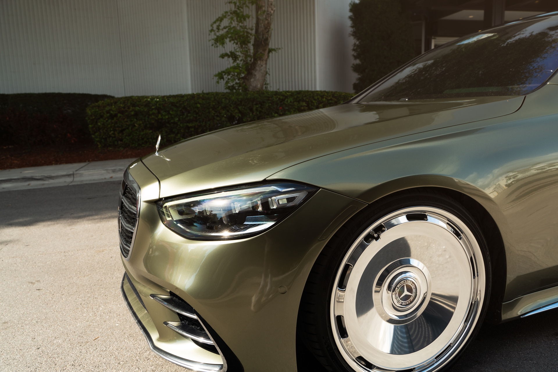 Mercedes S-Class on AG Wheels