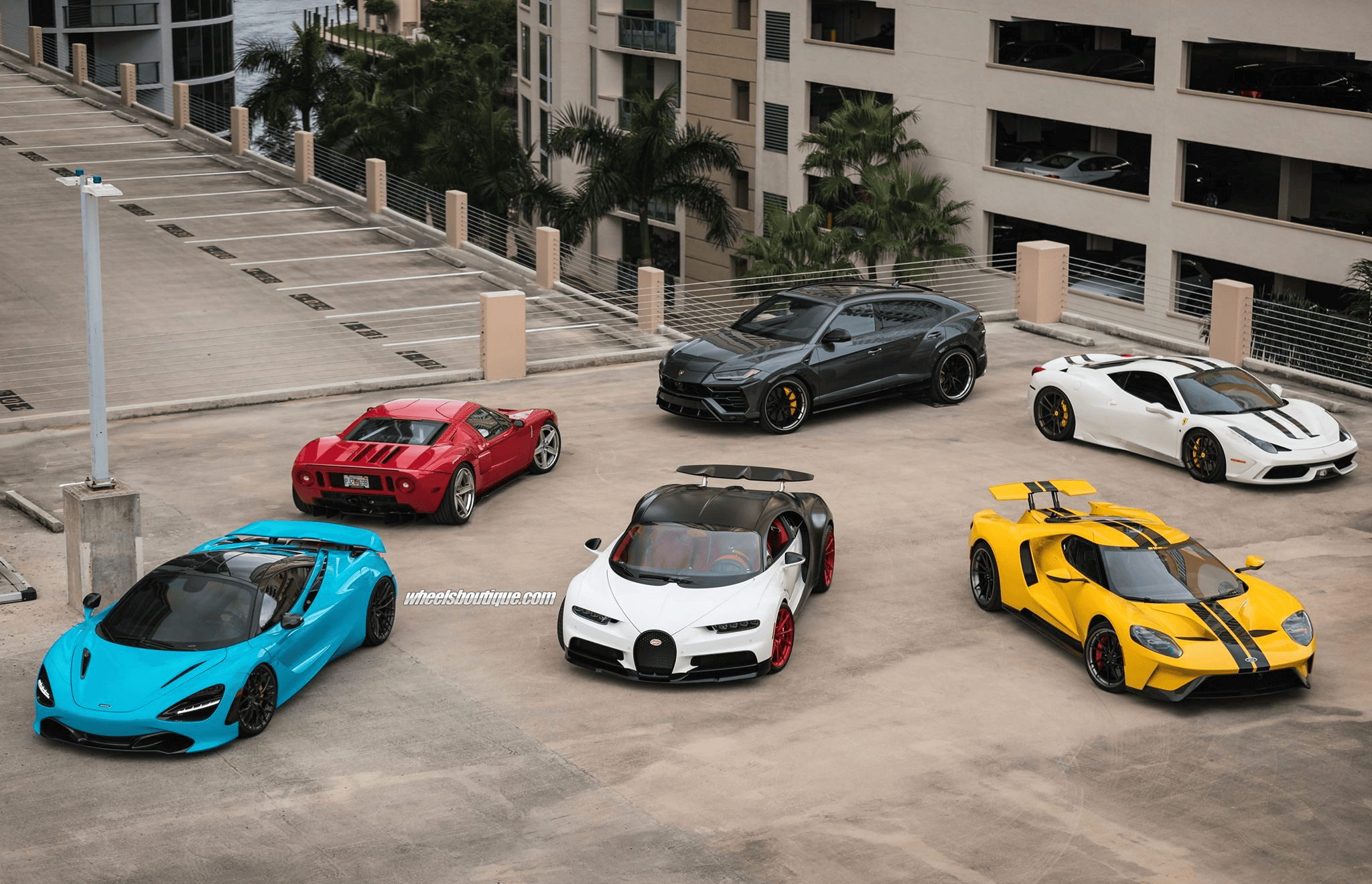 Wheels Boutique Miami showroom, leader in luxury and performance automotive upgrades since 1999, specializing in custom wheels and precision fitment for exotic vehicles.