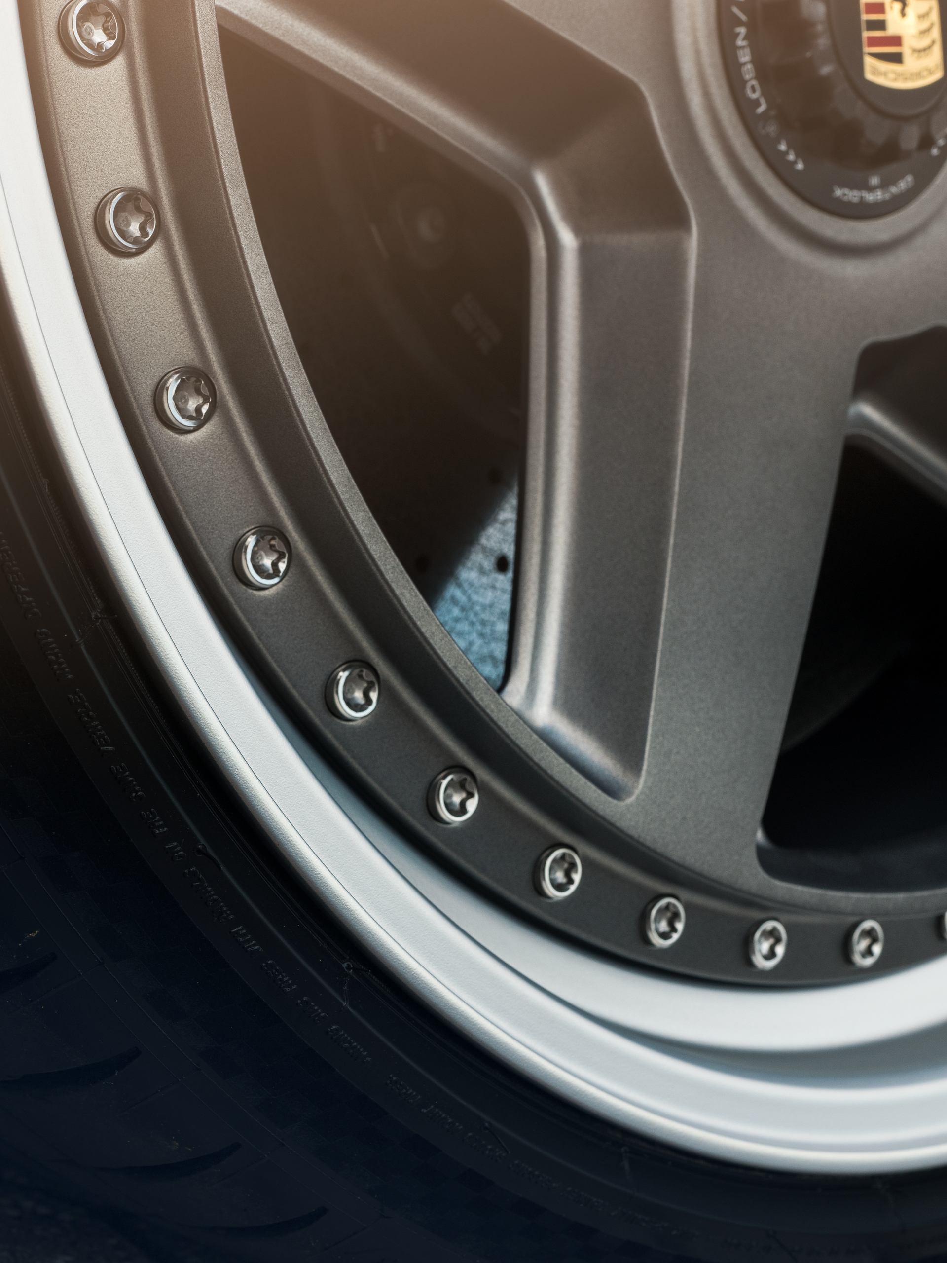 Porsche 992 Ruby Star on HRE 517 Wheels